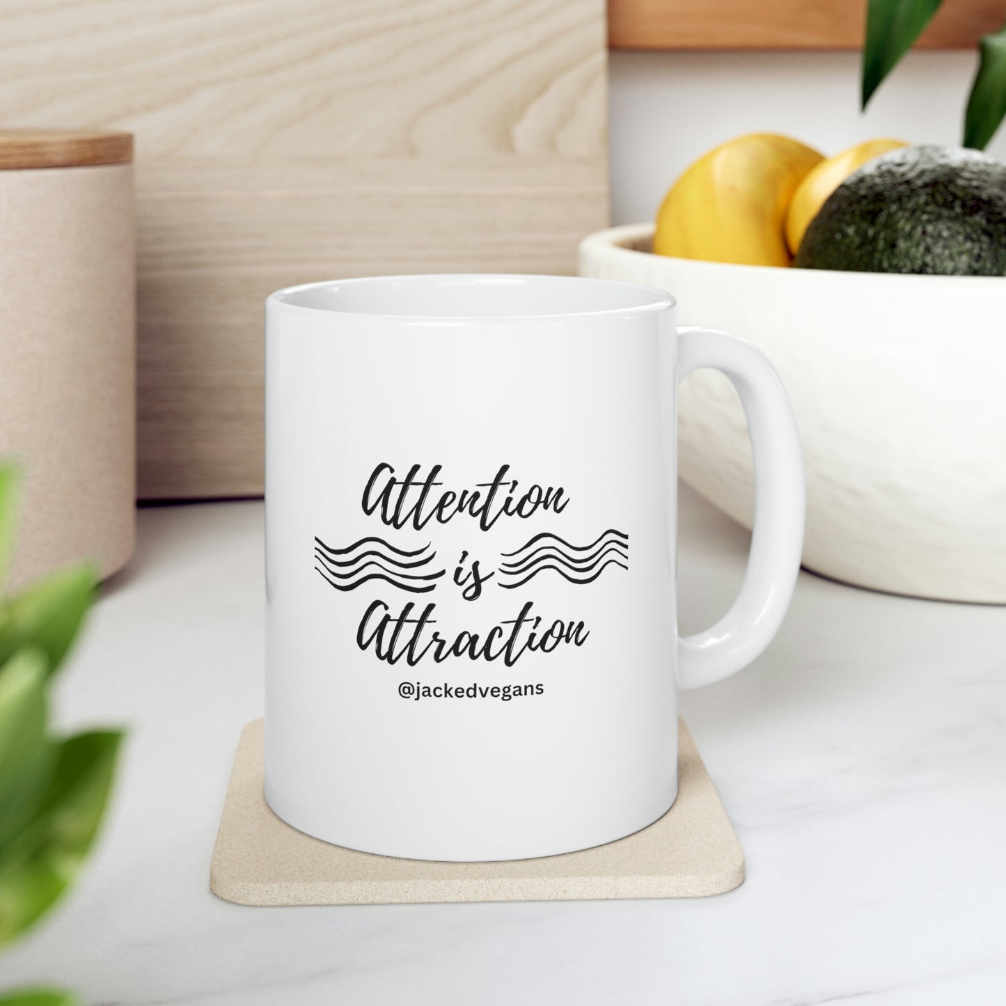 Attention Is Attraction Ceramic Mug 11oz