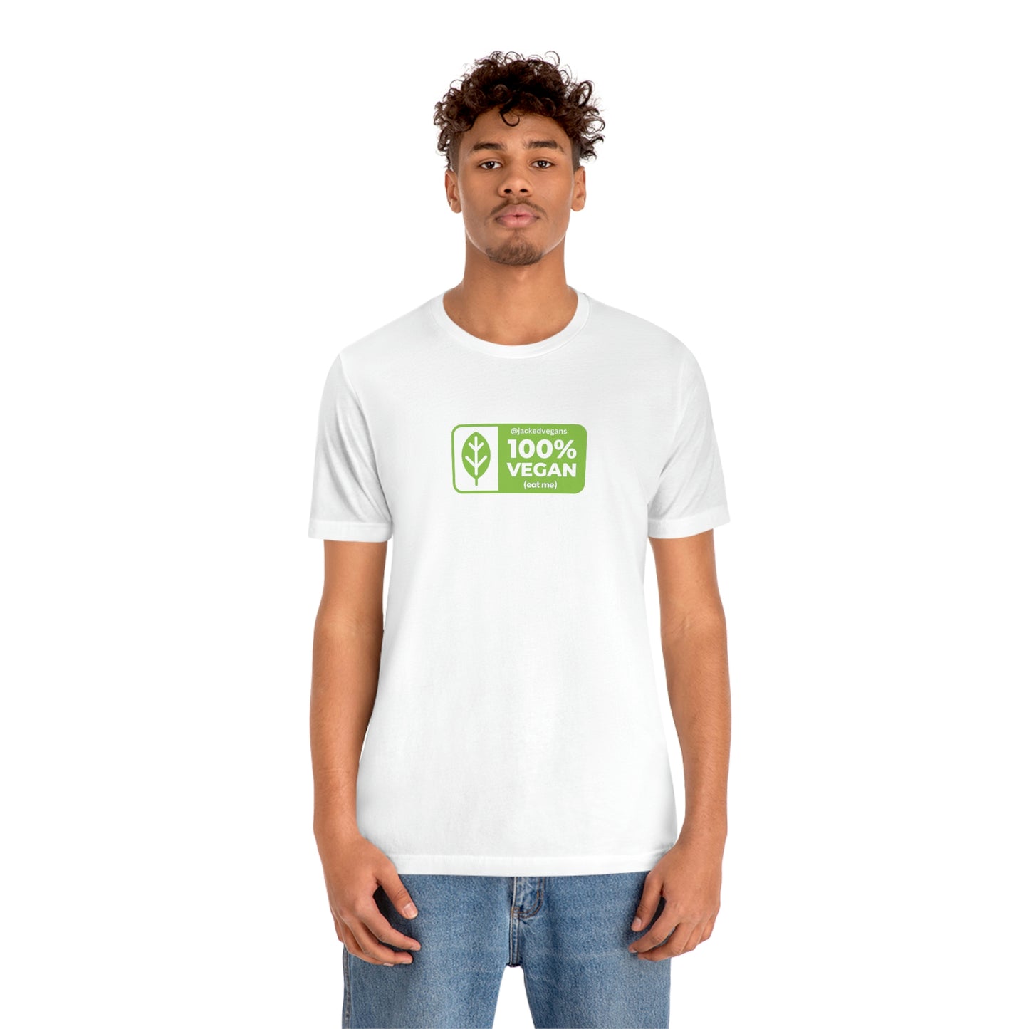 100% Vegan Eat Me Unisex Jersey Short Sleeve Tee