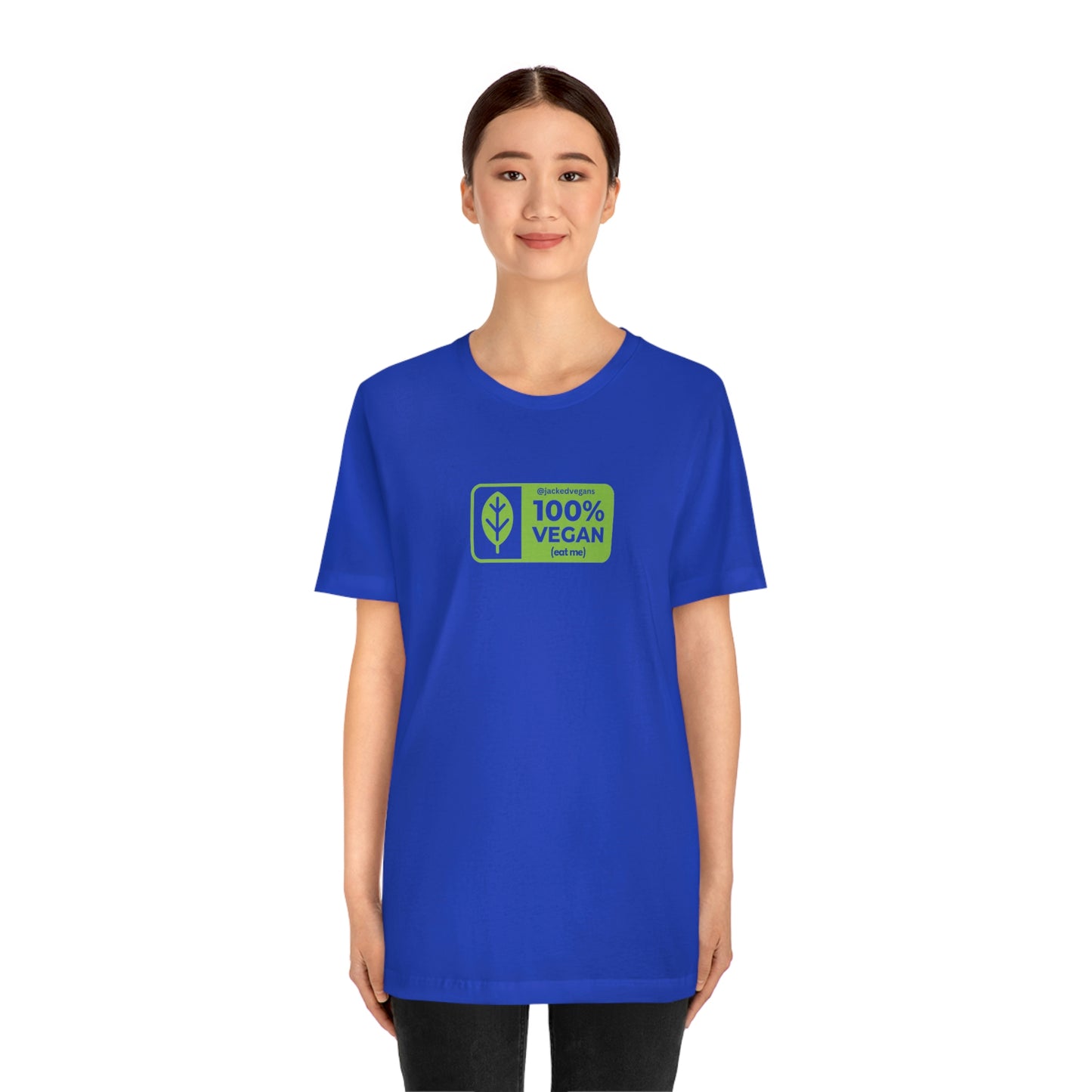 100% Vegan Eat Me Unisex Jersey Short Sleeve Tee