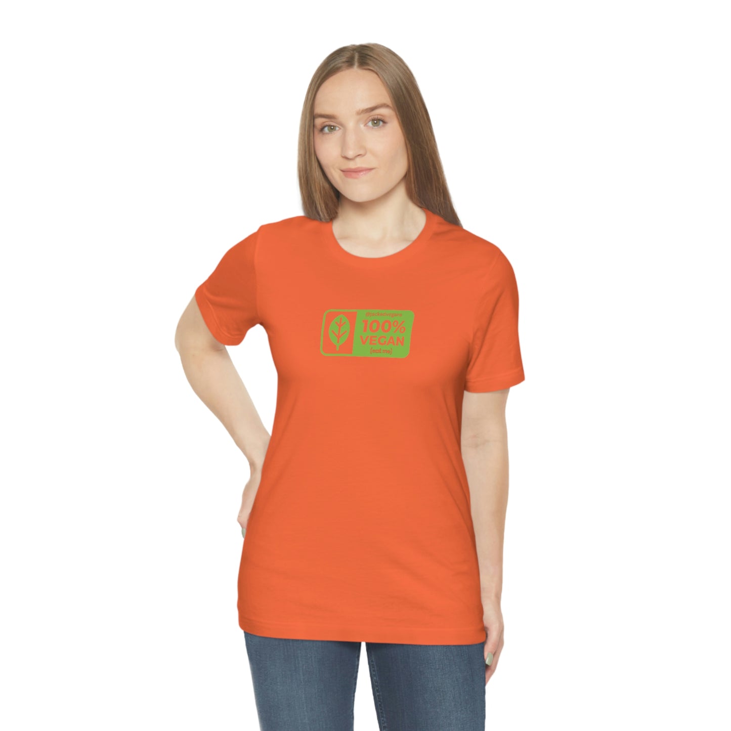100% Vegan Eat Me Unisex Jersey Short Sleeve Tee