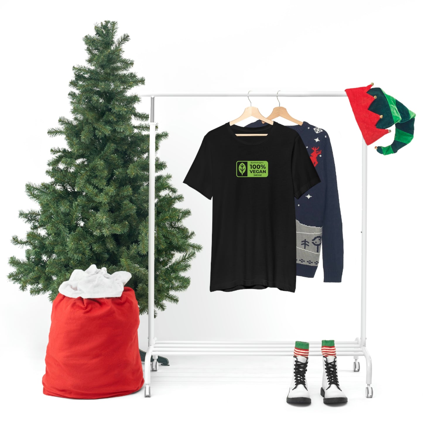 100% Vegan Eat Me Unisex Jersey Short Sleeve Tee