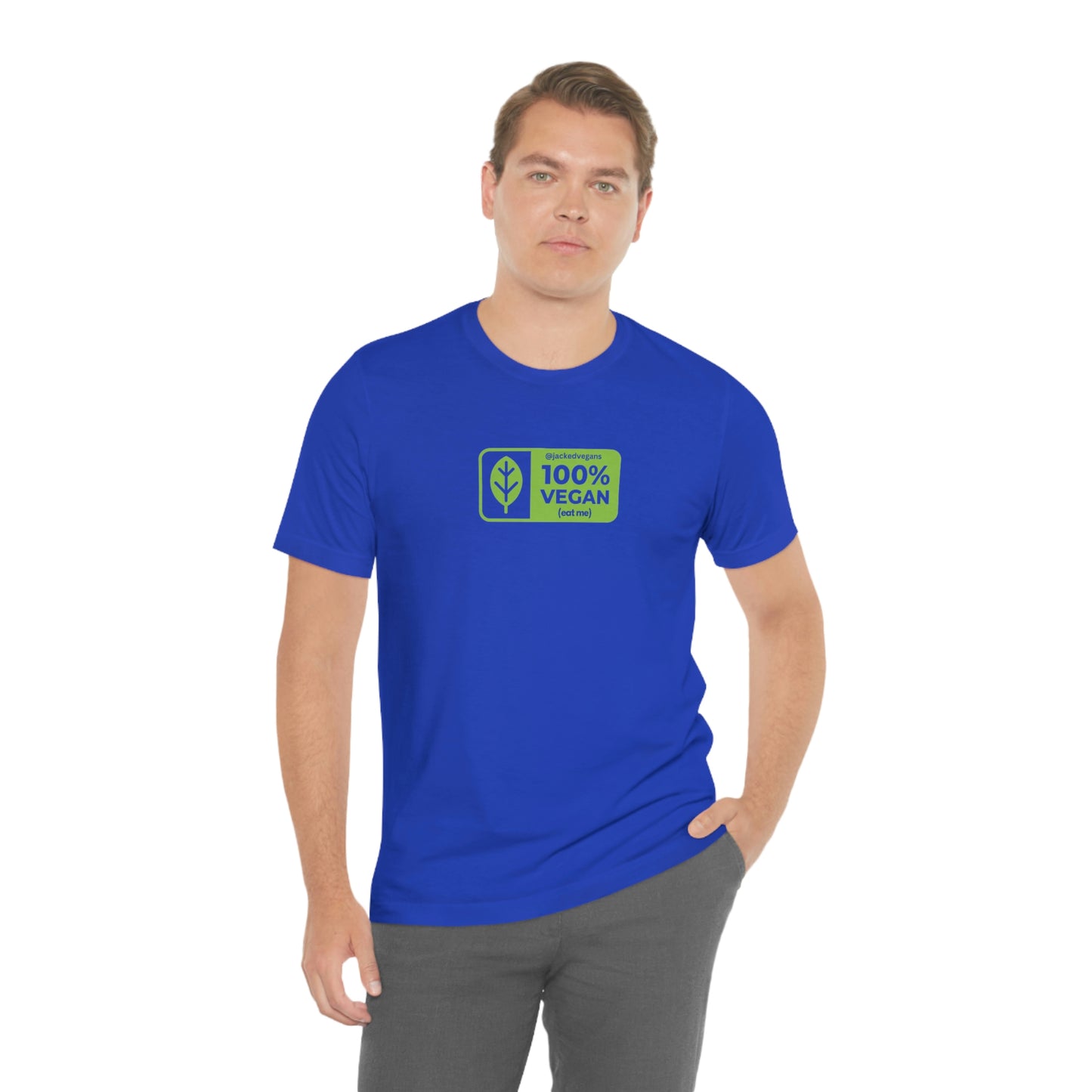 100% Vegan Eat Me Unisex Jersey Short Sleeve Tee