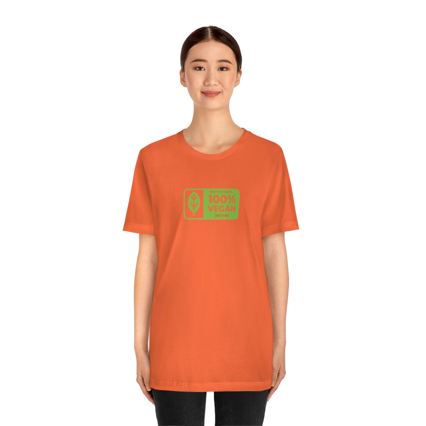 100% Vegan Eat Me Unisex Jersey Short Sleeve Tee