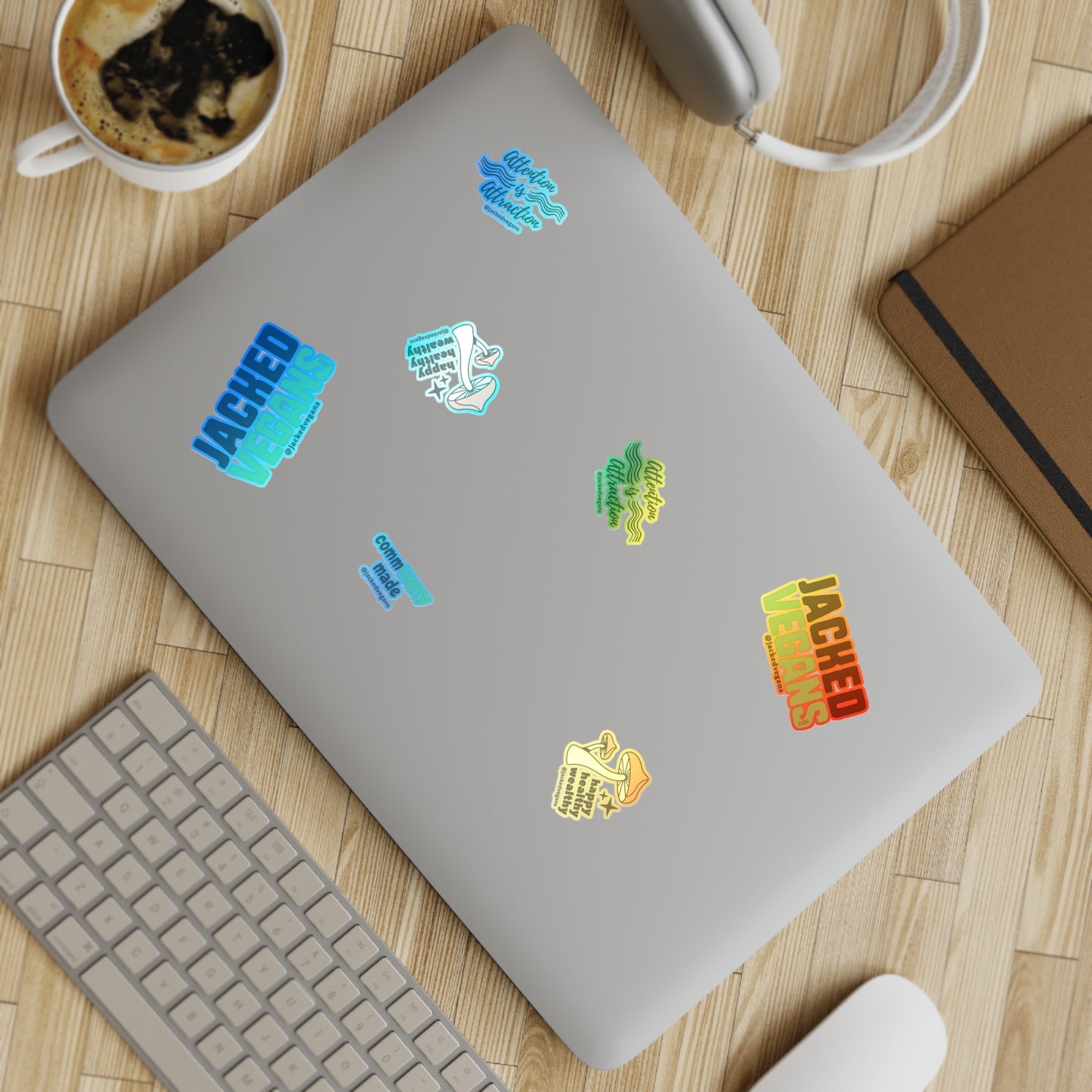 Jacked Vegans Sticker Sheet Bundle