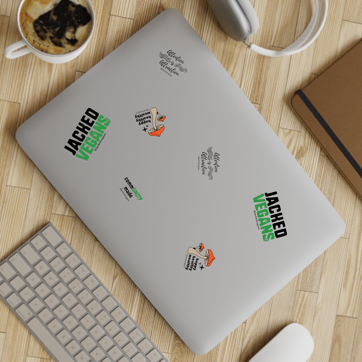 Jacked Vegans Sticker Sheet Bundle