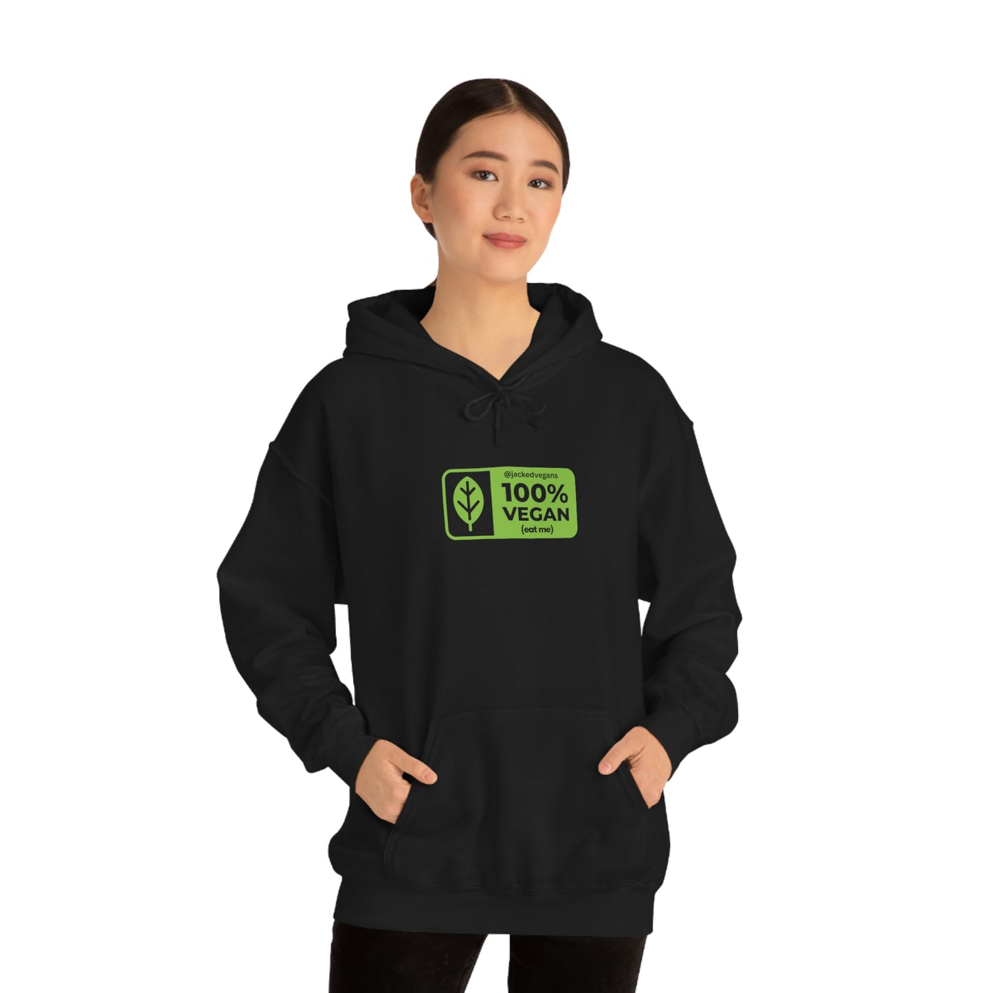 100% Vegan Eat Me Unisex Heavy Blend™ Hoodie
