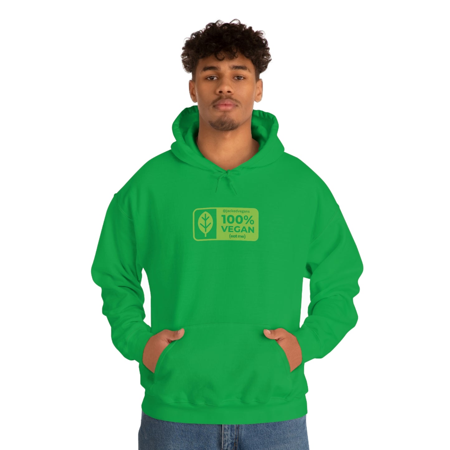 100% Vegan Eat Me Unisex Heavy Blend™ Hoodie
