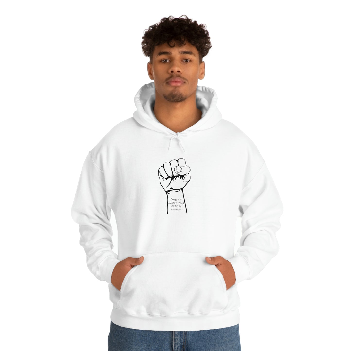 Things Are Always Working Out For Me Unisex Heavy Blend™ Hoodie