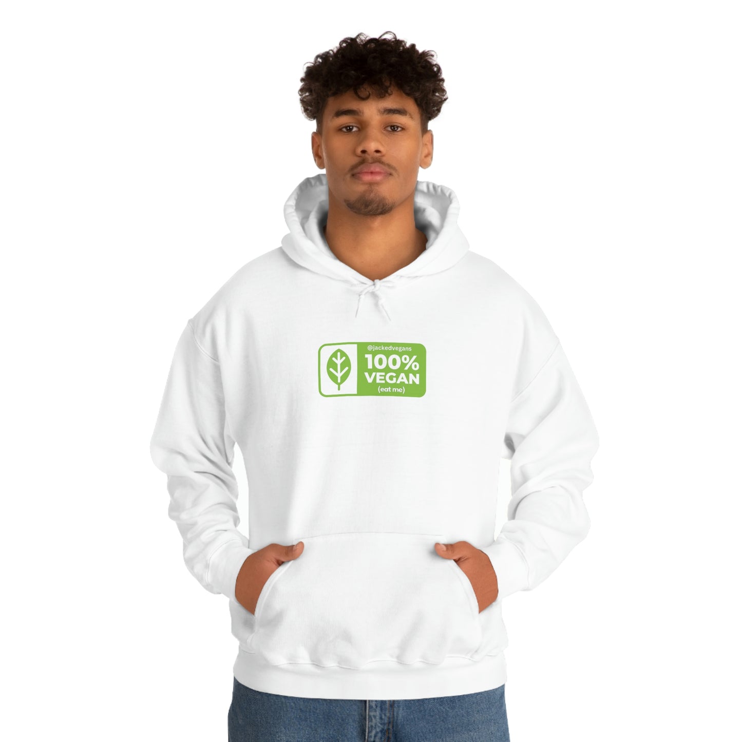 100% Vegan Eat Me Unisex Heavy Blend™ Hoodie