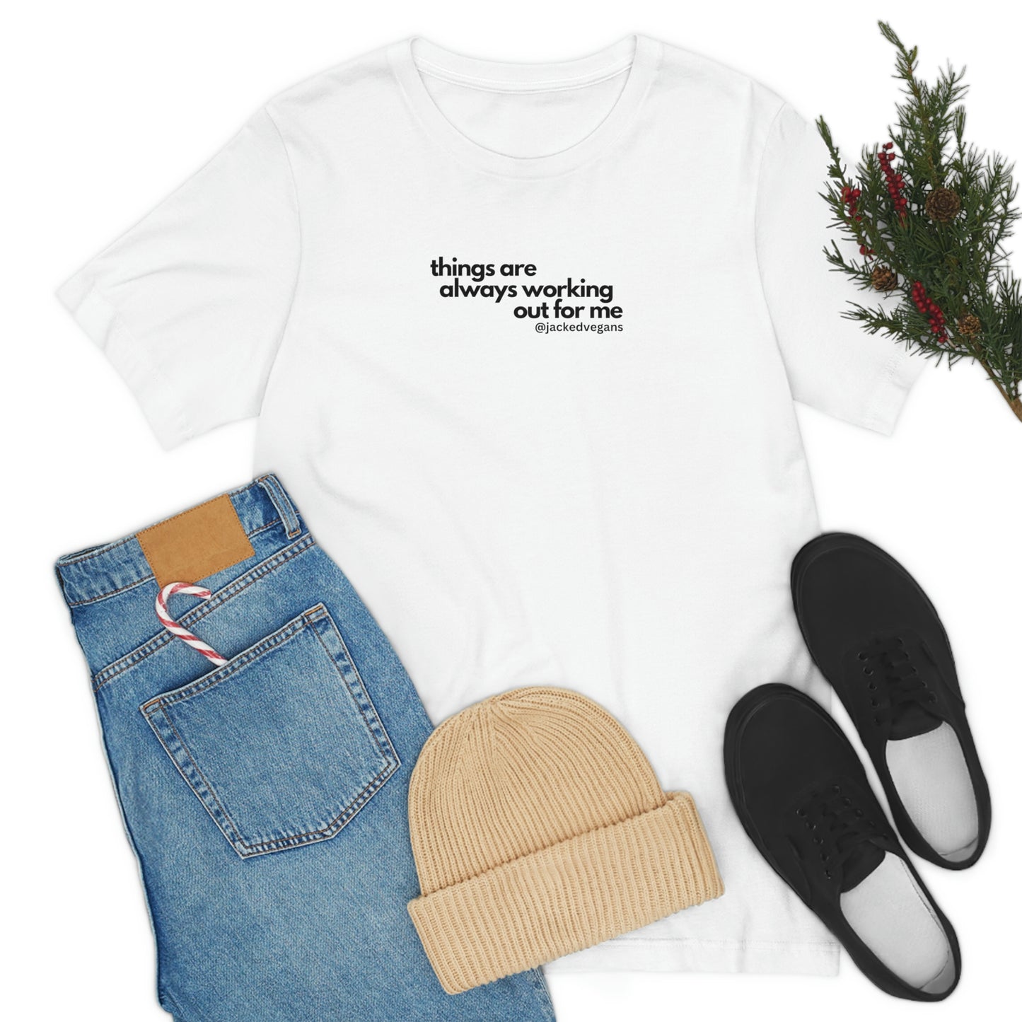 Things Are Always Working Out For Me Unisex Jersey Short Sleeve Tee