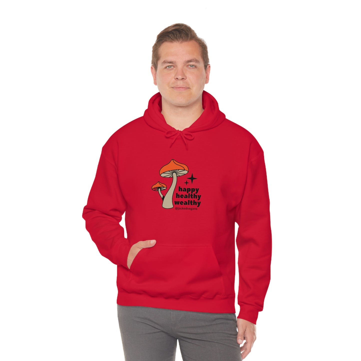 Happy Healthy Wealthy Unisex Heavy Blend™ Hoodie