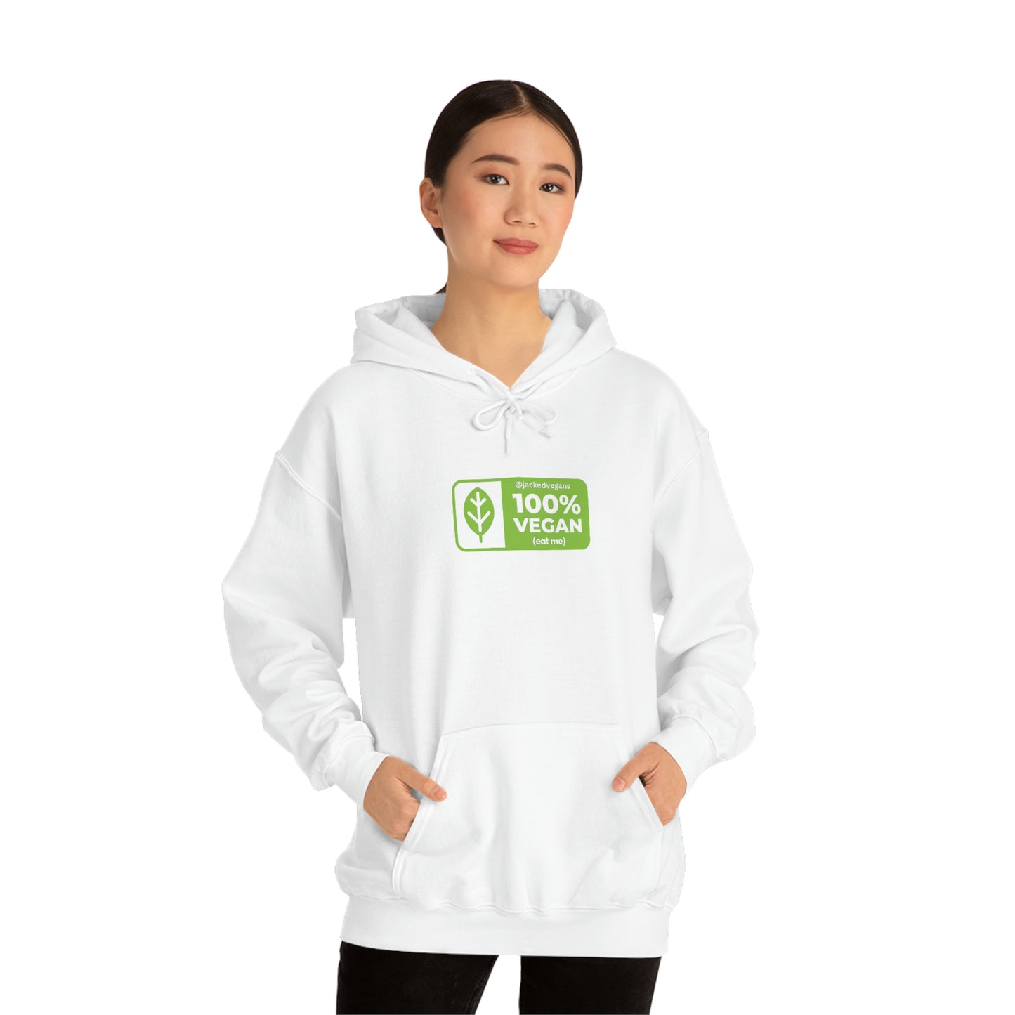100% Vegan Eat Me Unisex Heavy Blend™ Hoodie