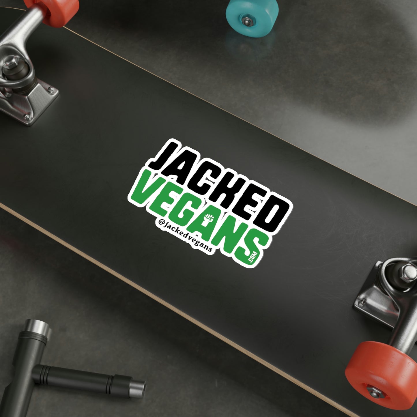 Jacked Vegans Die-Cut Stickers
