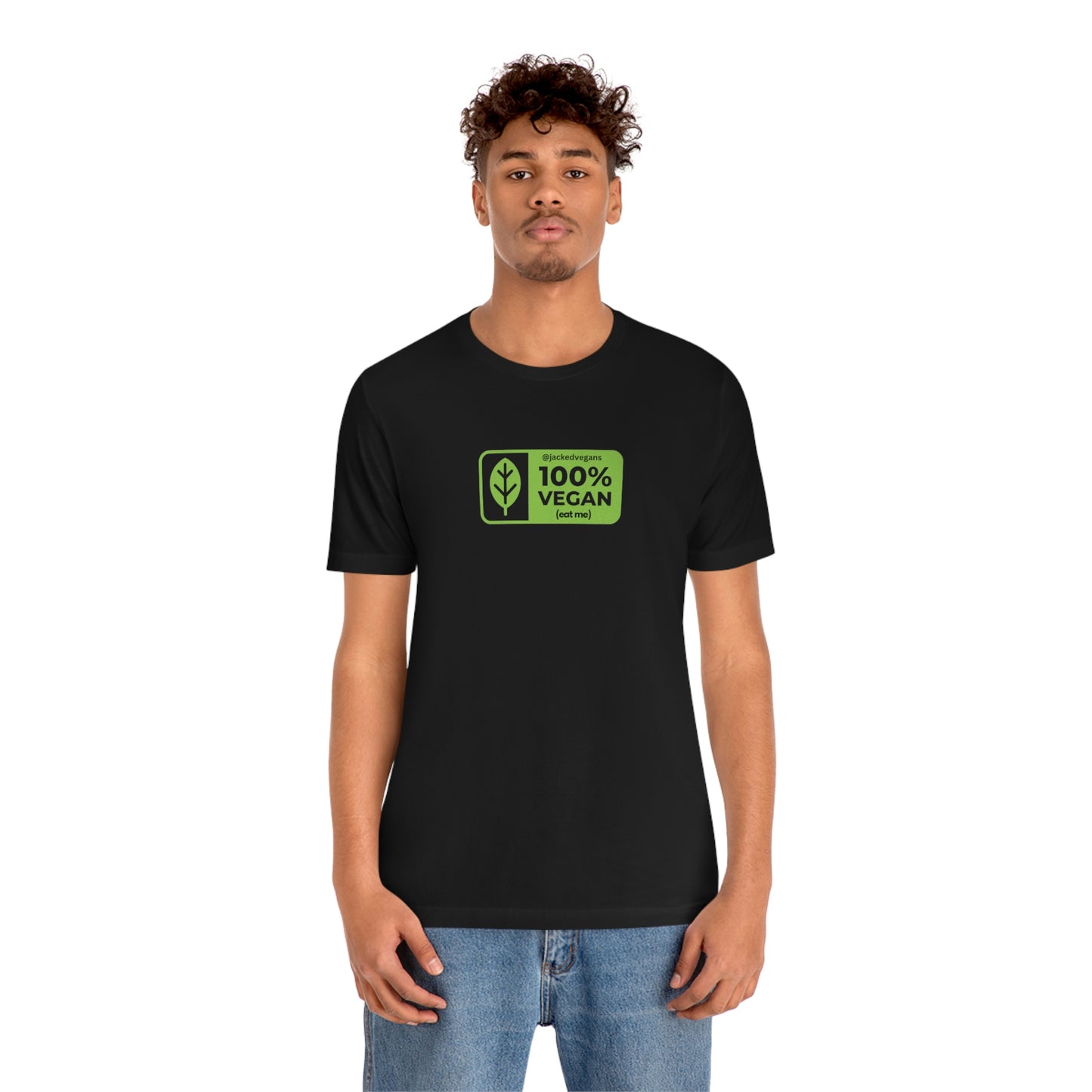 100% Vegan Eat Me Unisex Jersey Short Sleeve Tee