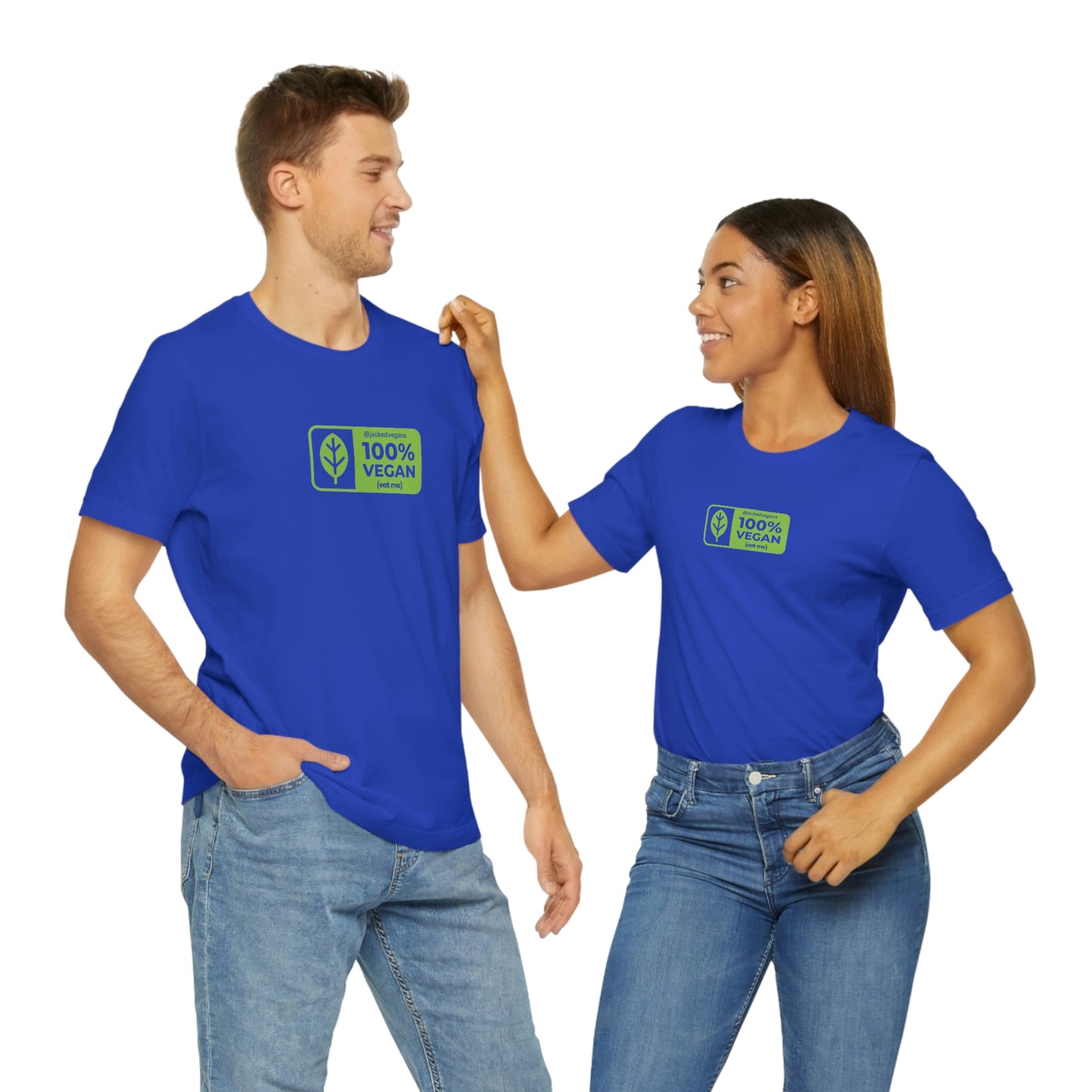 100% Vegan Eat Me Unisex Jersey Short Sleeve Tee