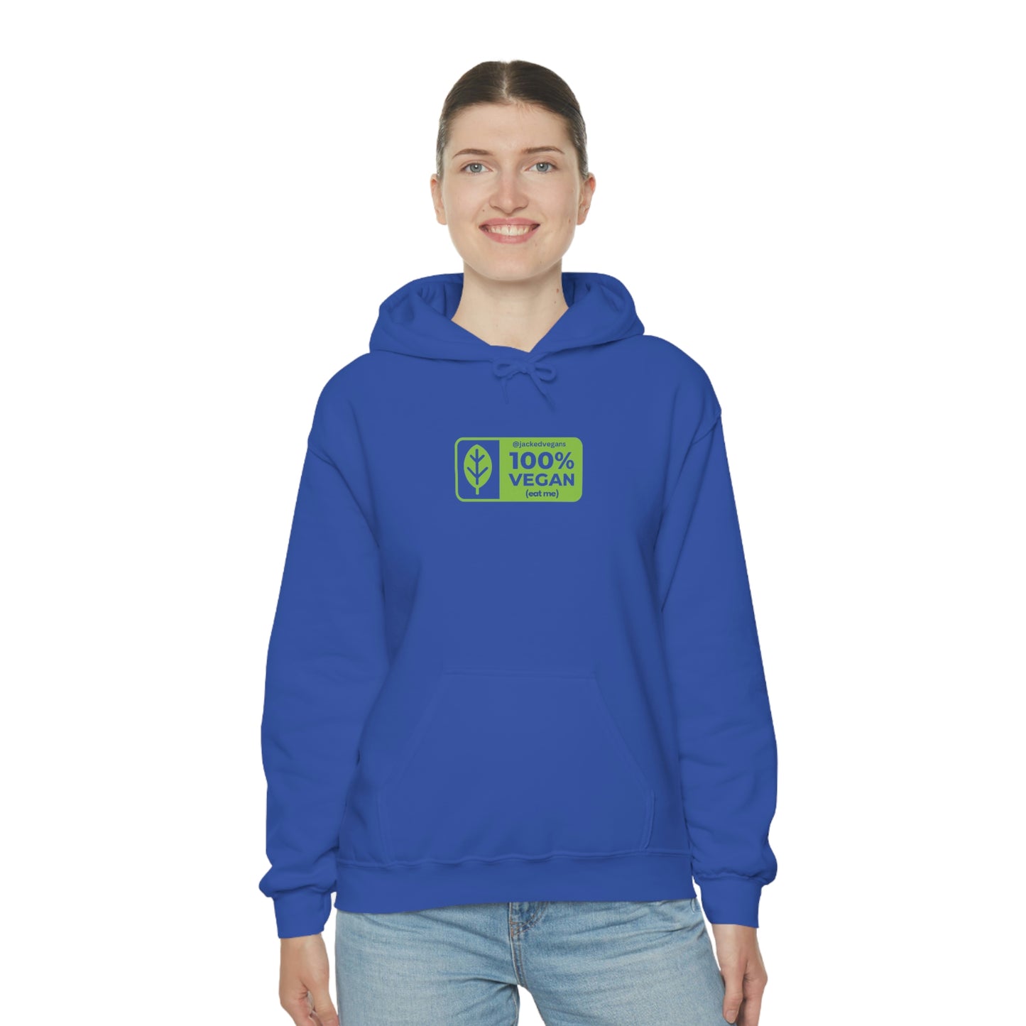 100% Vegan Eat Me Unisex Heavy Blend™ Hoodie