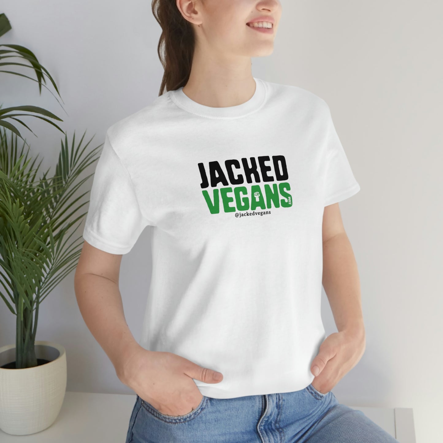 Jacked Vegans Unisex Jersey Short Sleeve Tee