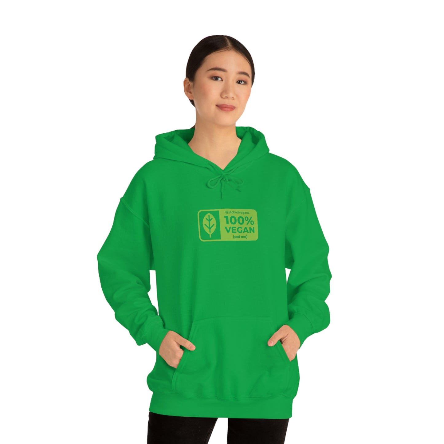 100% Vegan Eat Me Unisex Heavy Blend™ Hoodie