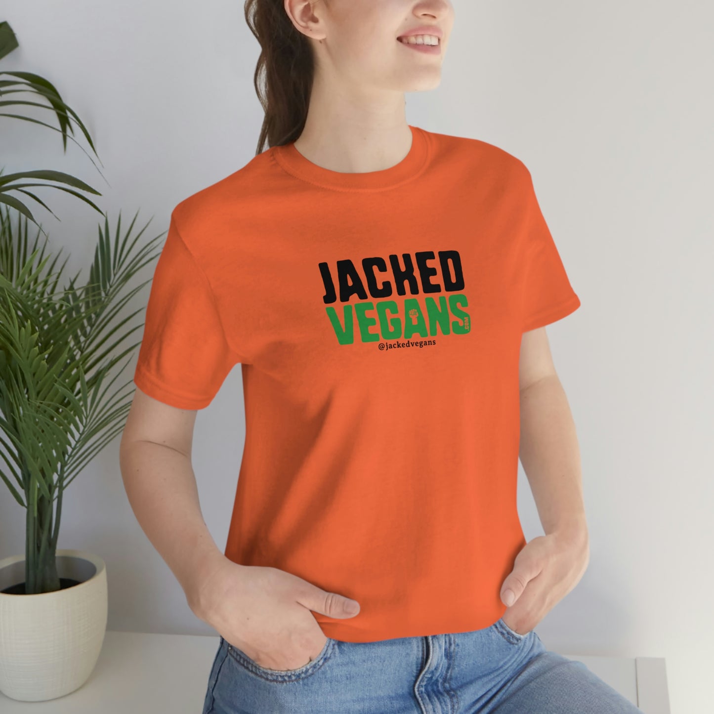 Jacked Vegans Unisex Jersey Short Sleeve Tee