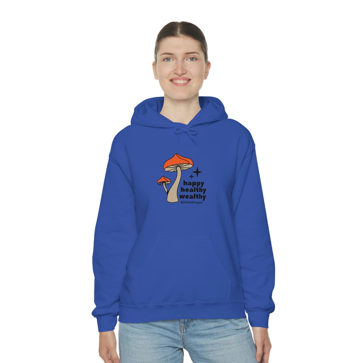 Happy Healthy Wealthy Unisex Heavy Blend™ Hoodie