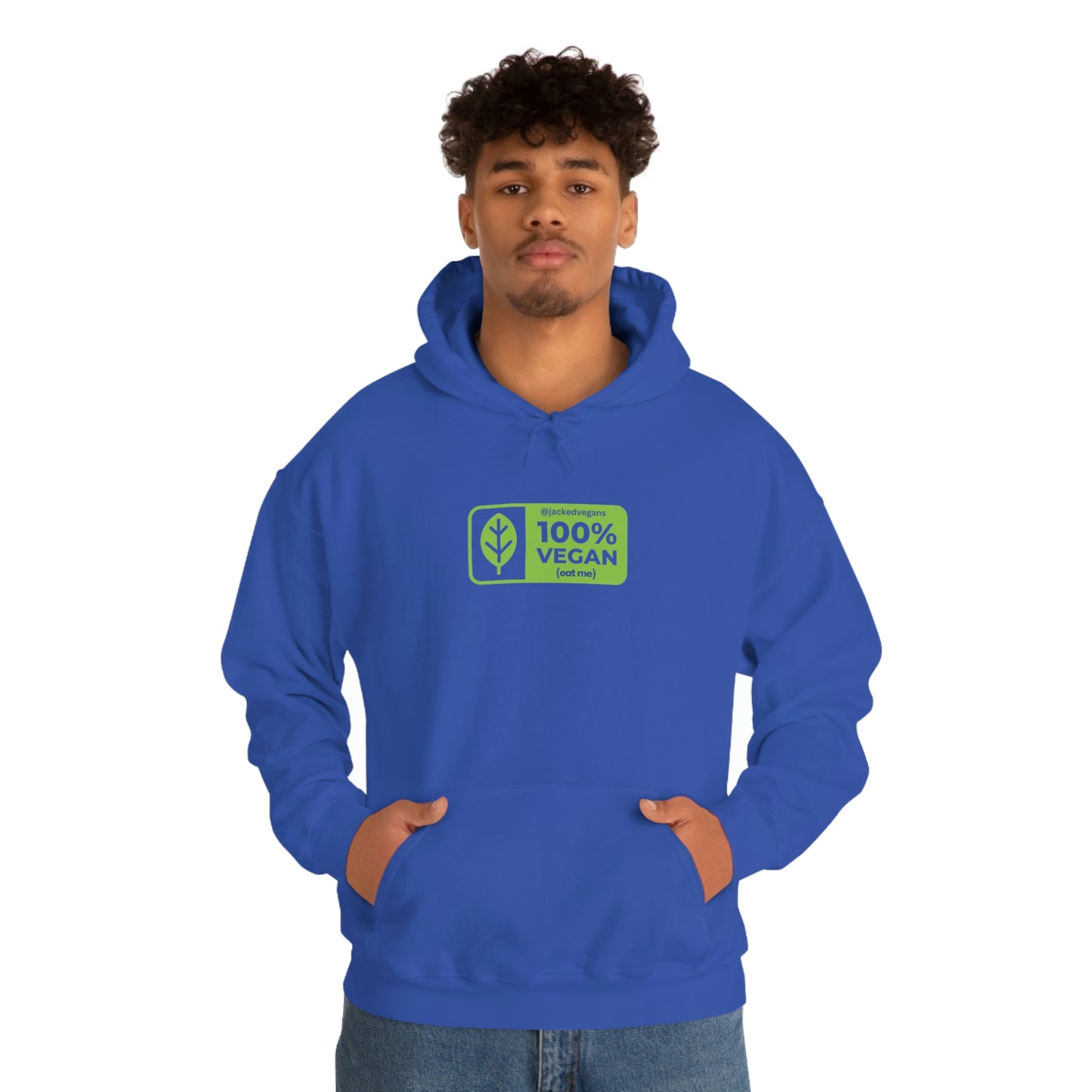 100% Vegan Eat Me Unisex Heavy Blend™ Hoodie