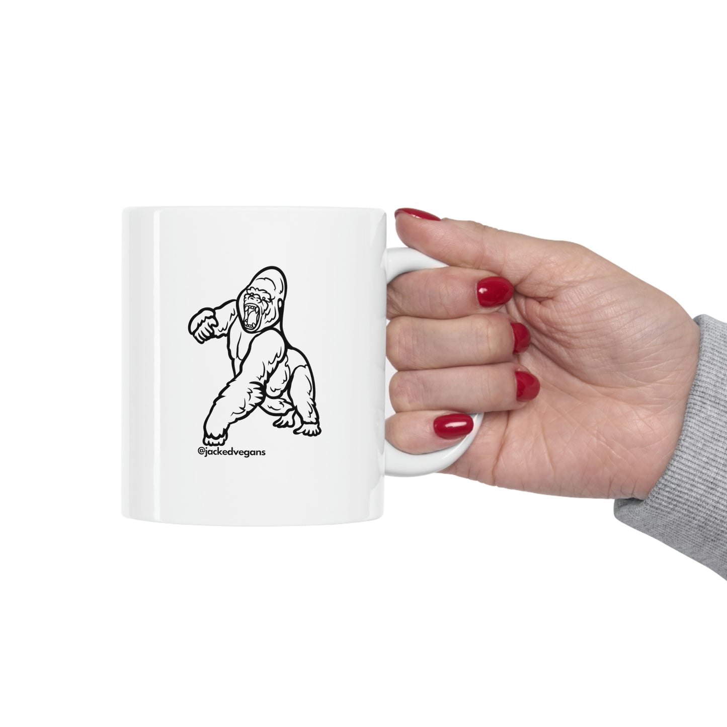 Gorilla Ceramic Mug 11oz