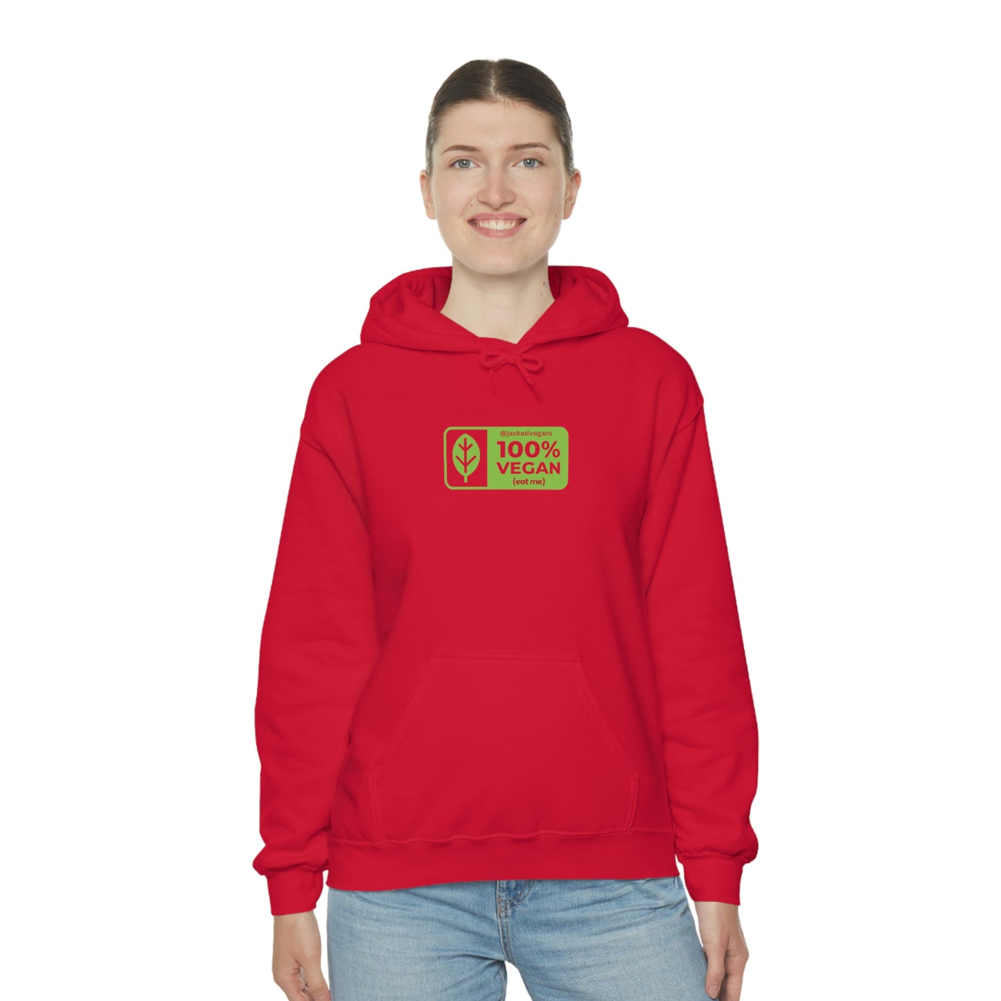 100% Vegan Eat Me Unisex Heavy Blend™ Hoodie