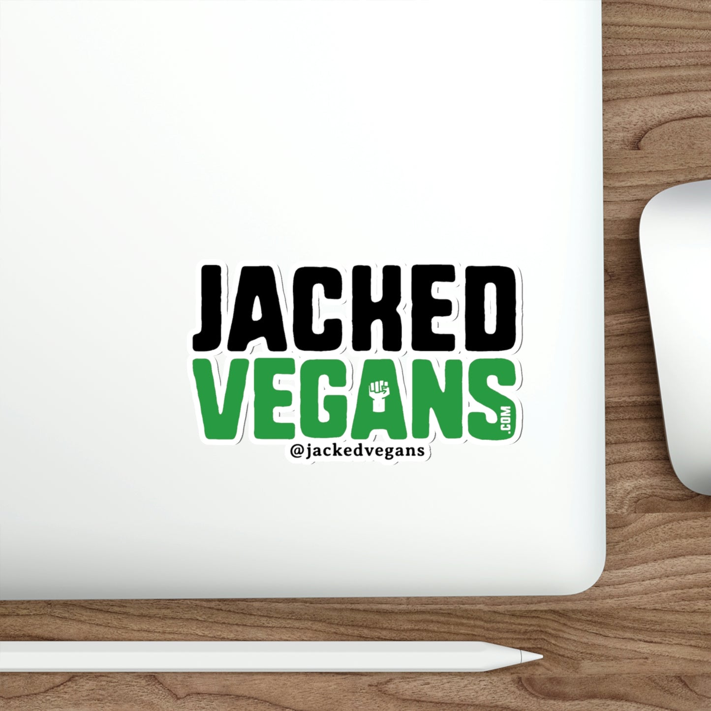 Jacked Vegans Die-Cut Stickers