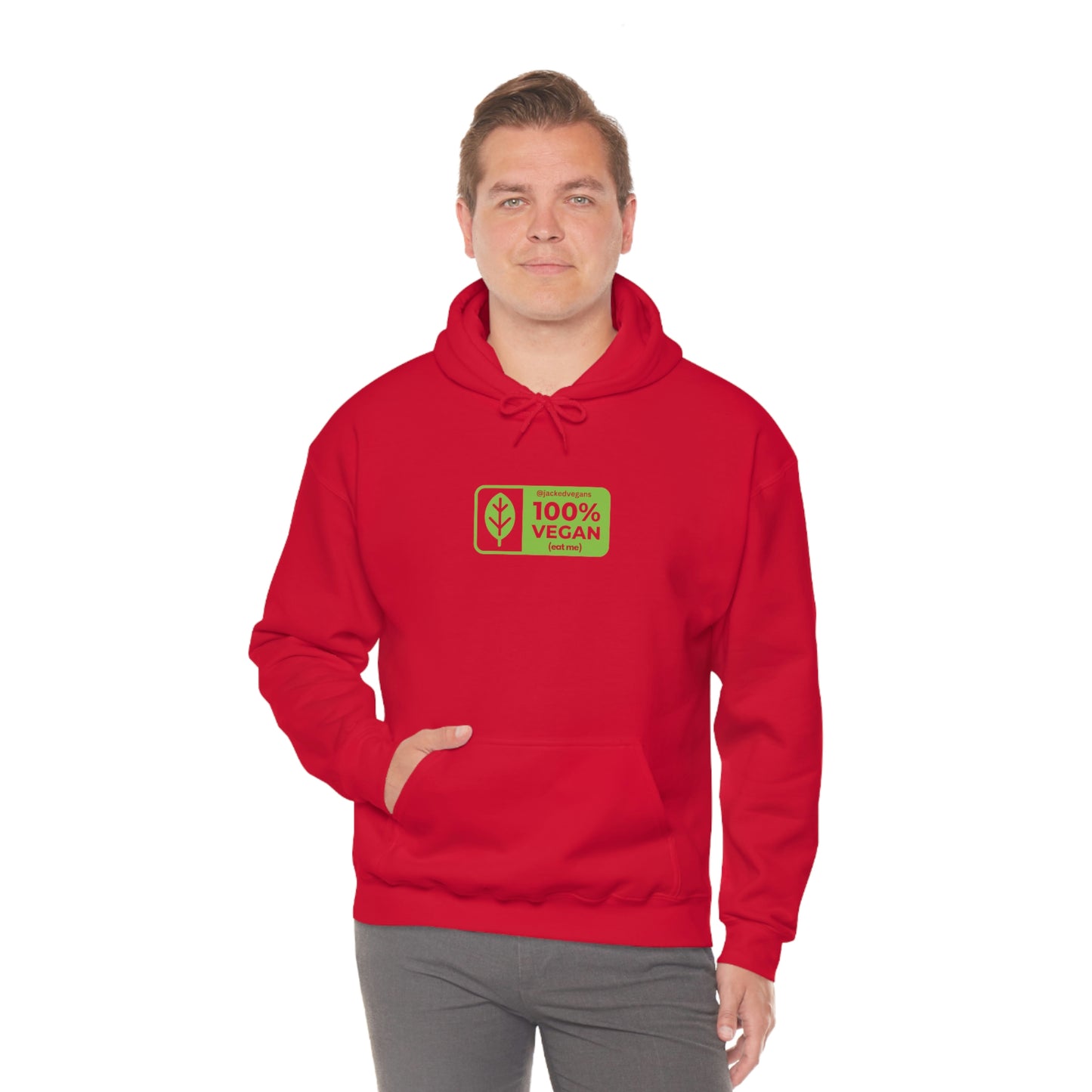 100% Vegan Eat Me Unisex Heavy Blend™ Hoodie