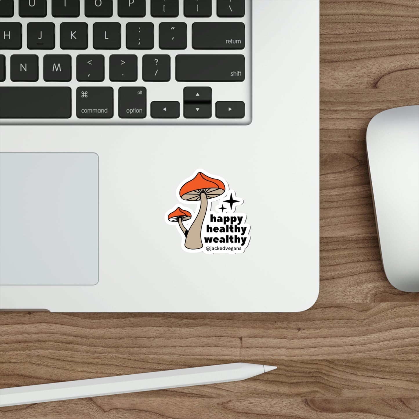 Happy Healthy Wealthy Die-Cut Stickers