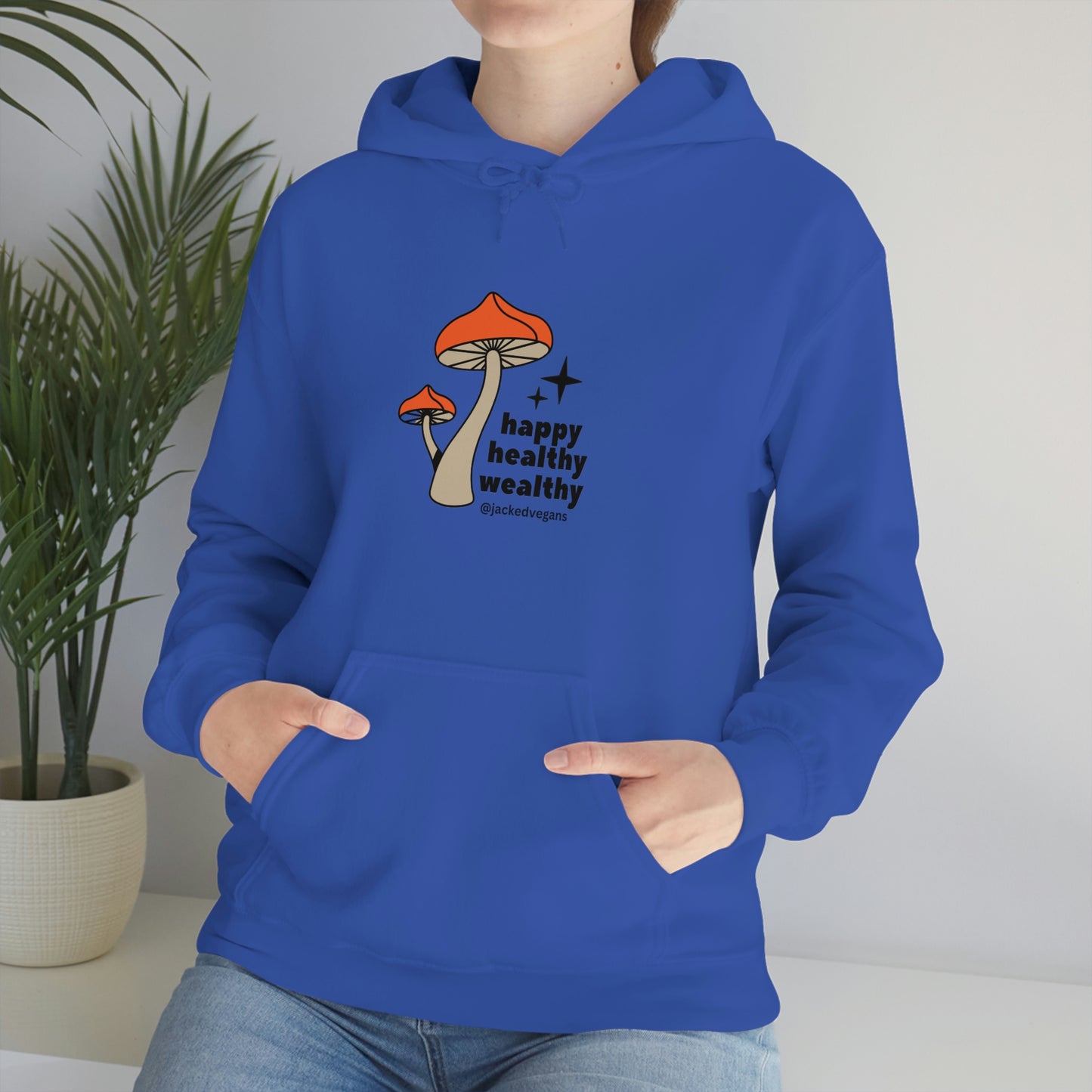 Happy Healthy Wealthy Unisex Heavy Blend™ Hoodie