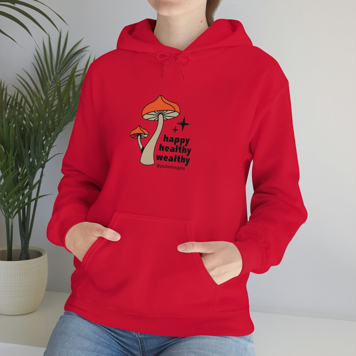 Happy Healthy Wealthy Unisex Heavy Blend™ Hoodie