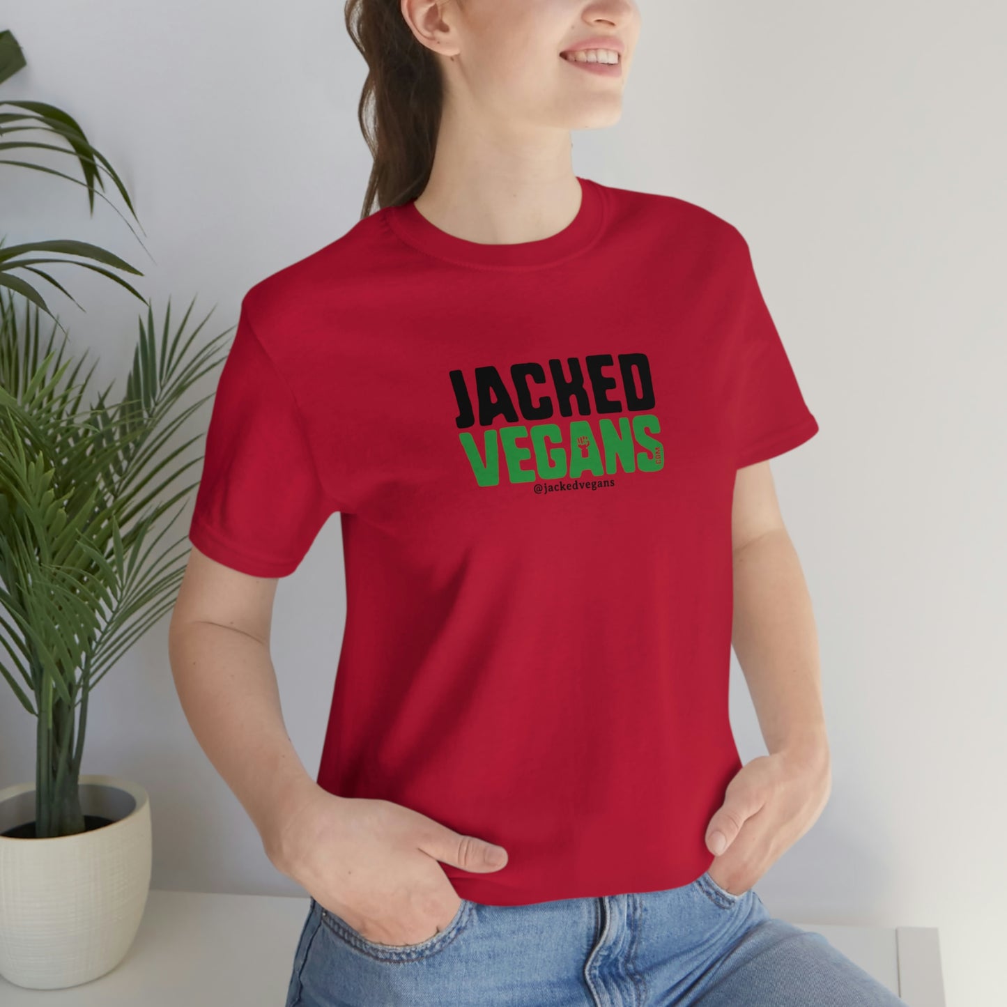 Jacked Vegans Unisex Jersey Short Sleeve Tee