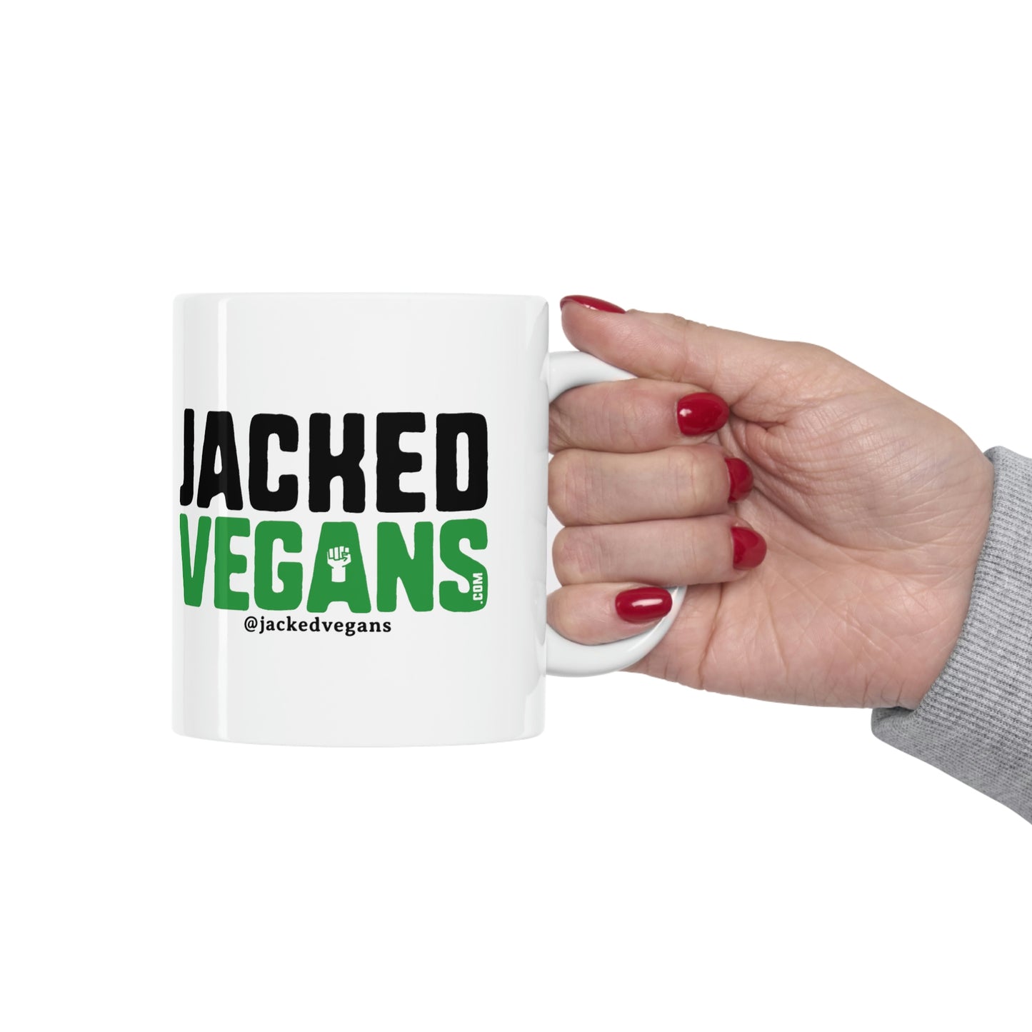Jacked Vegans Ceramic Mug 11oz