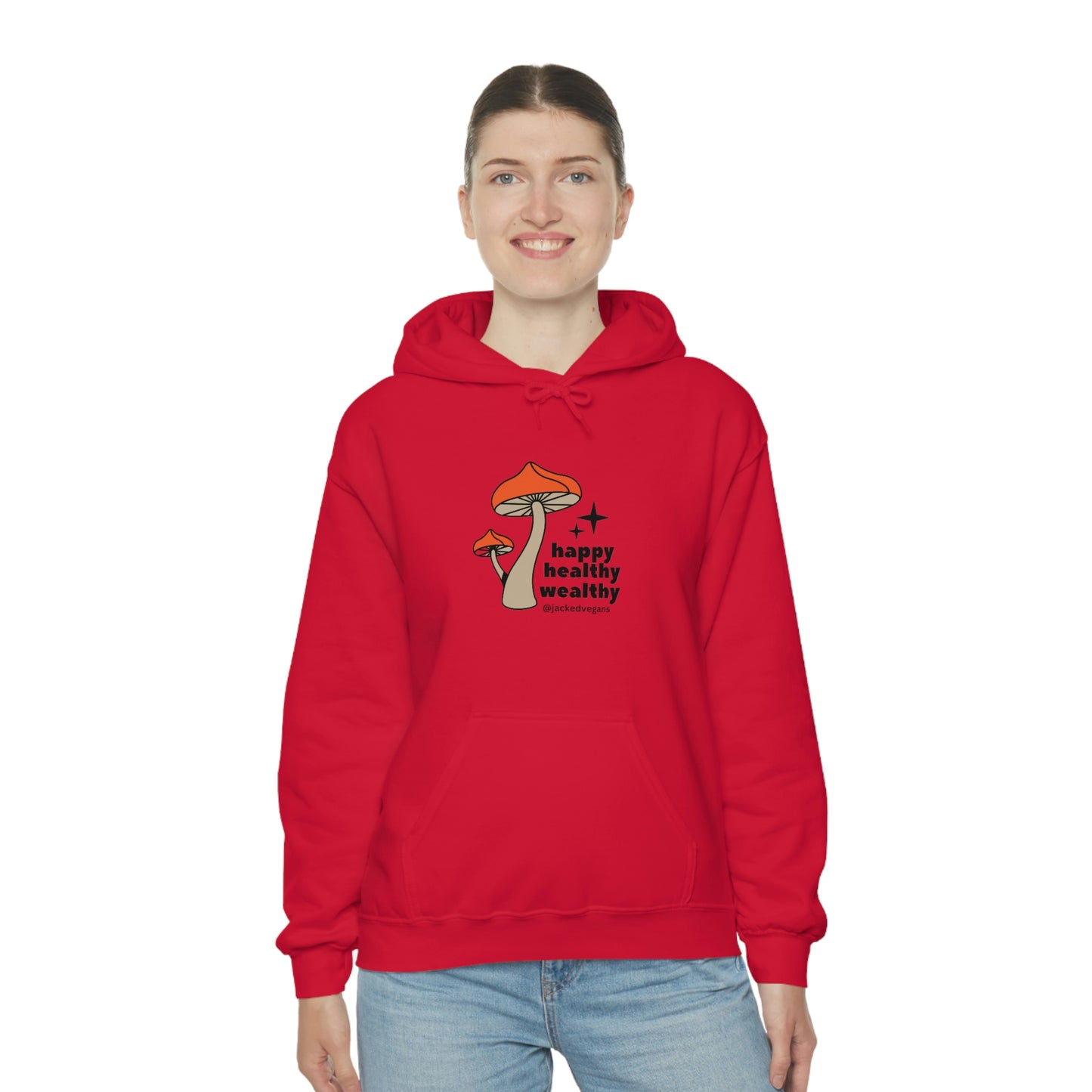 Happy Healthy Wealthy Unisex Heavy Blend™ Hoodie