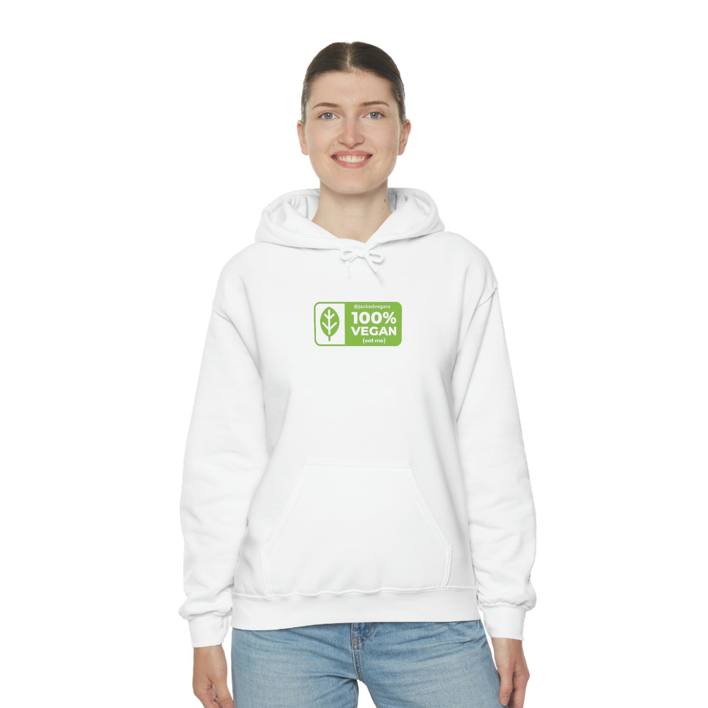 100% Vegan Eat Me Unisex Heavy Blend™ Hoodie