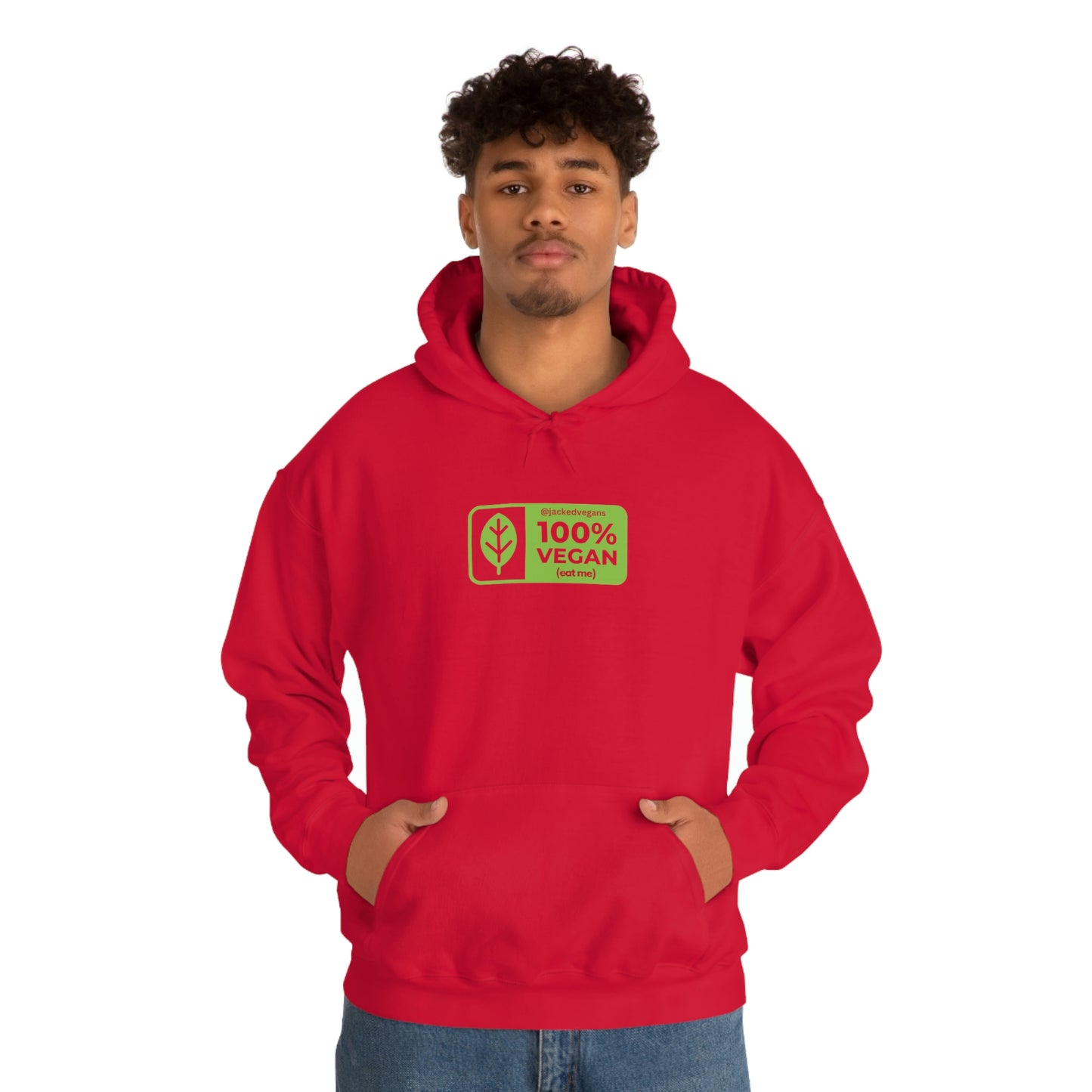 100% Vegan Eat Me Unisex Heavy Blend™ Hoodie