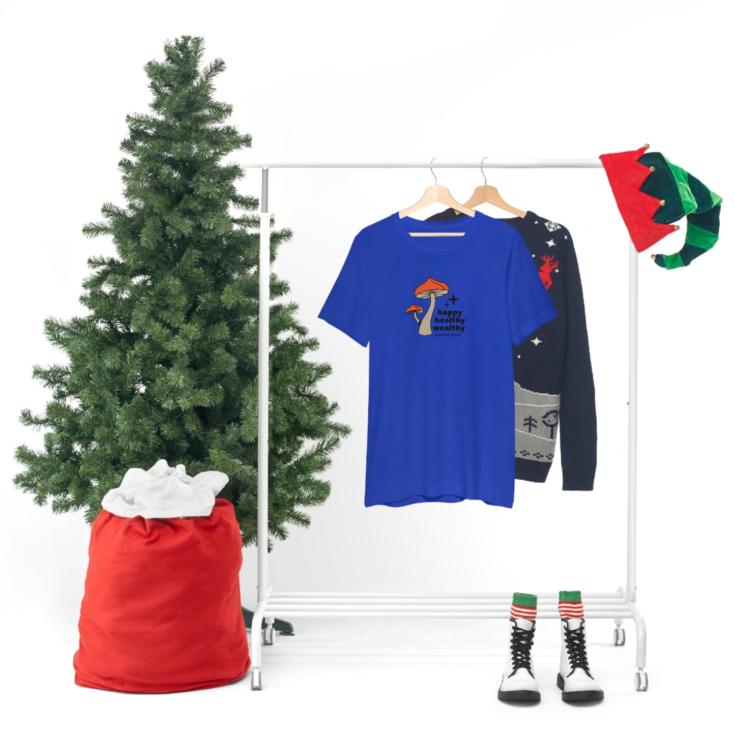 Happy Healthy Wealthy Unisex Jersey Short Sleeve Tee