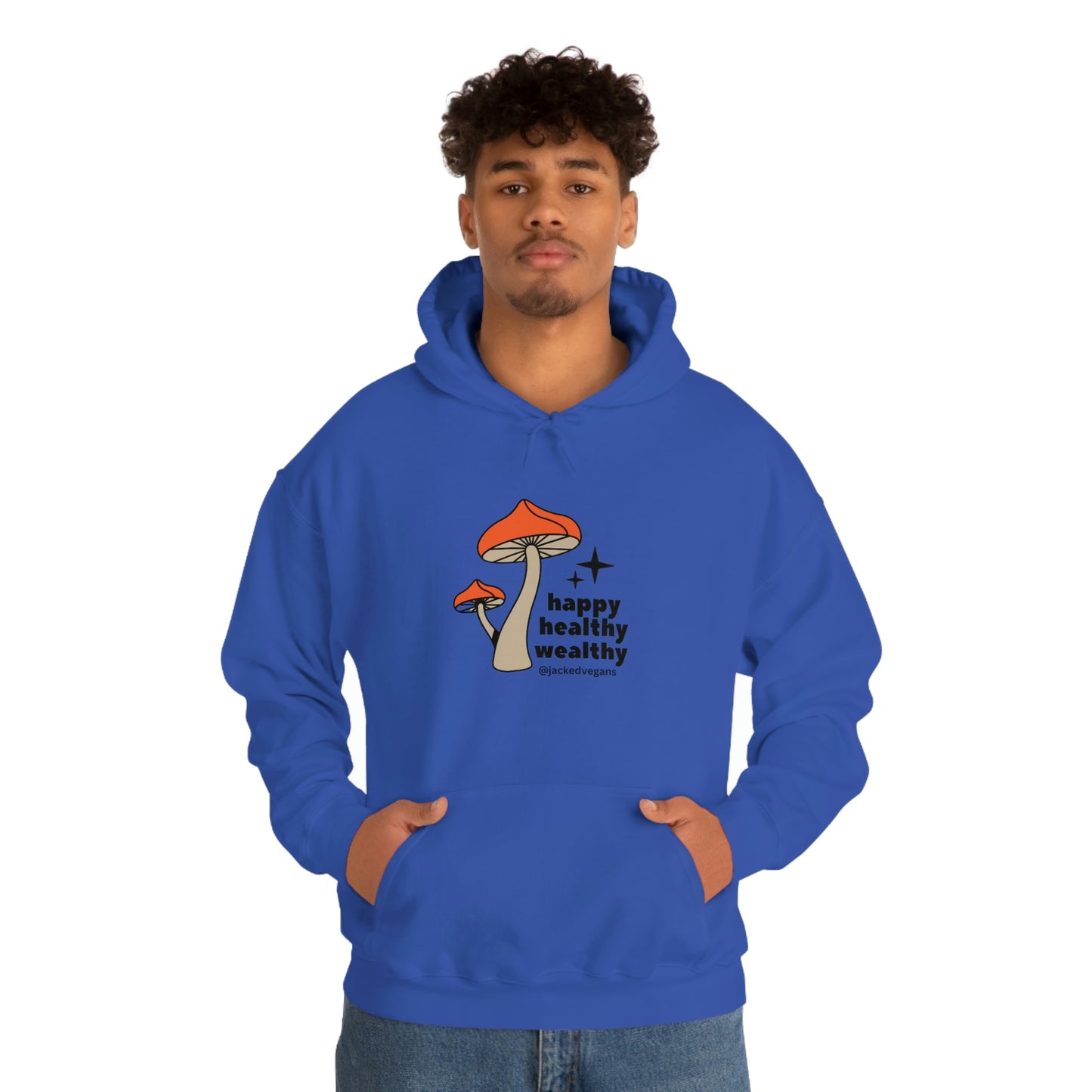 Happy Healthy Wealthy Unisex Heavy Blend™ Hoodie