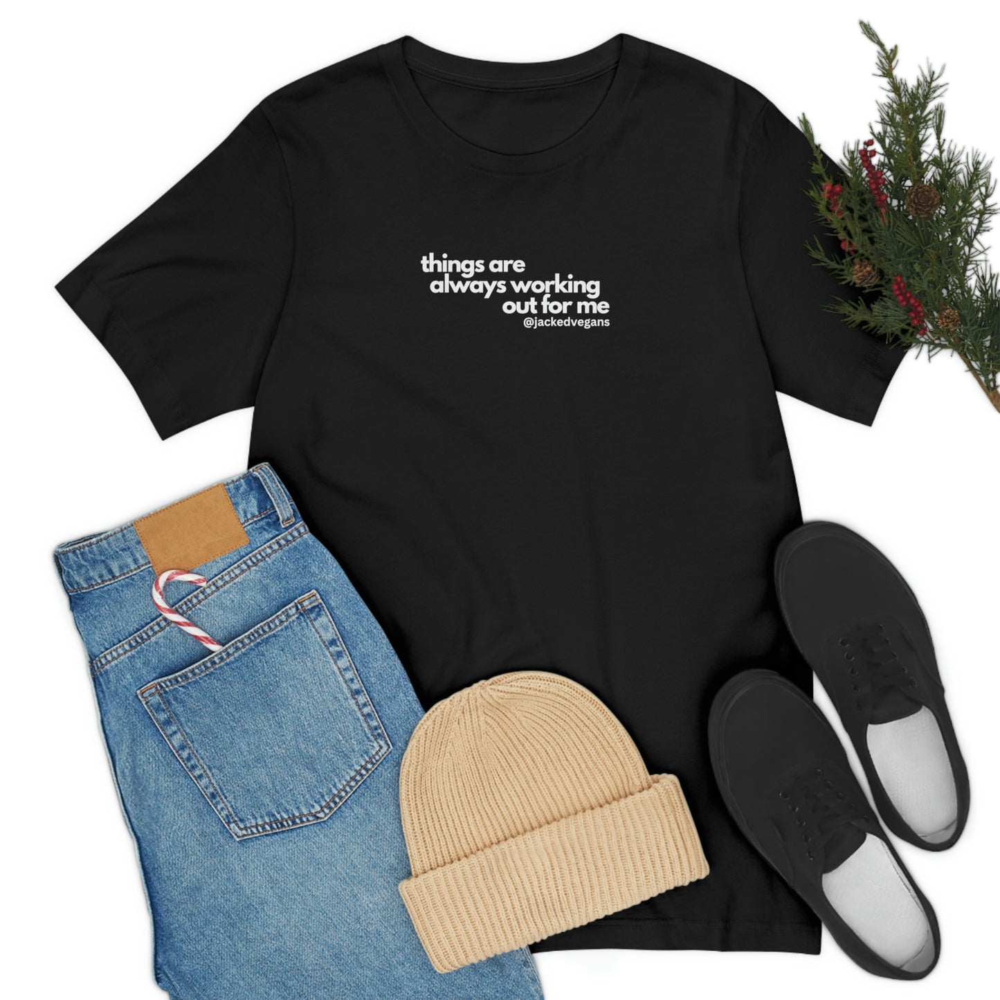 Things Are Always Working Out For Me Unisex Jersey Short Sleeve Tee