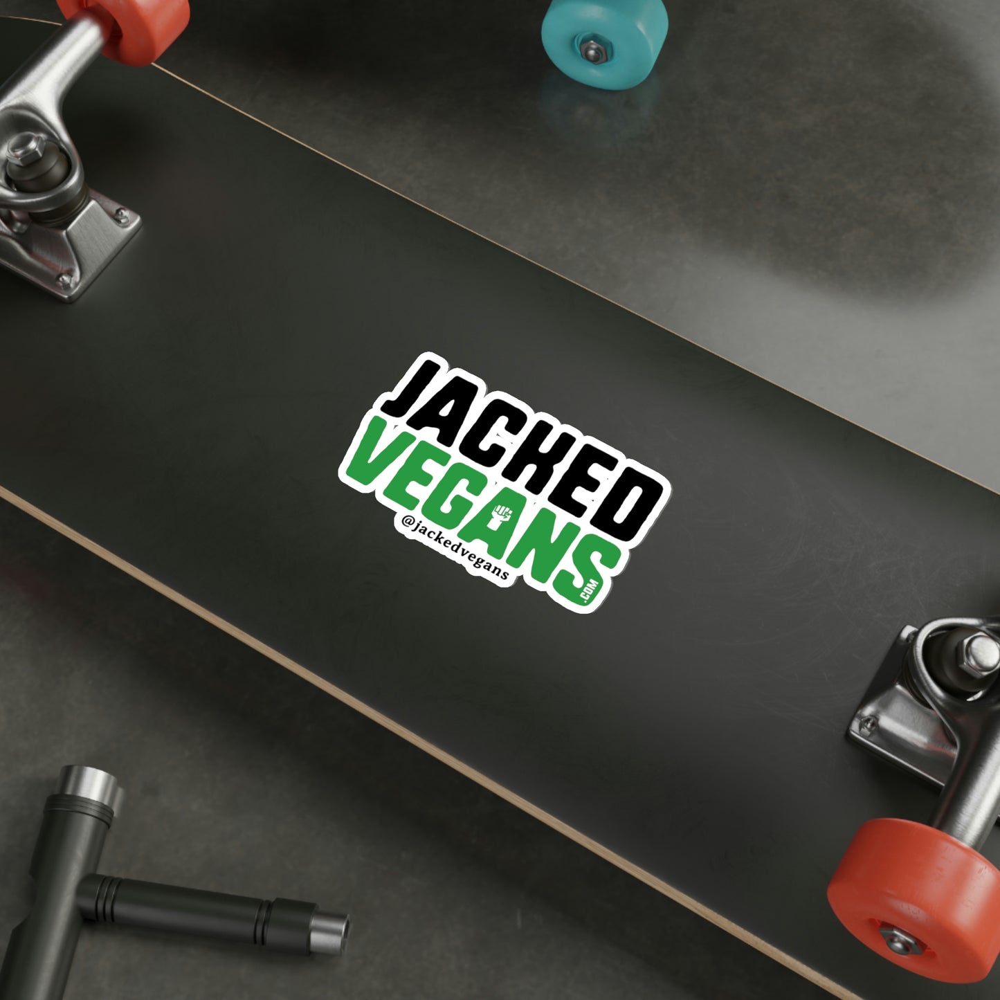 Jacked Vegans Die-Cut Stickers