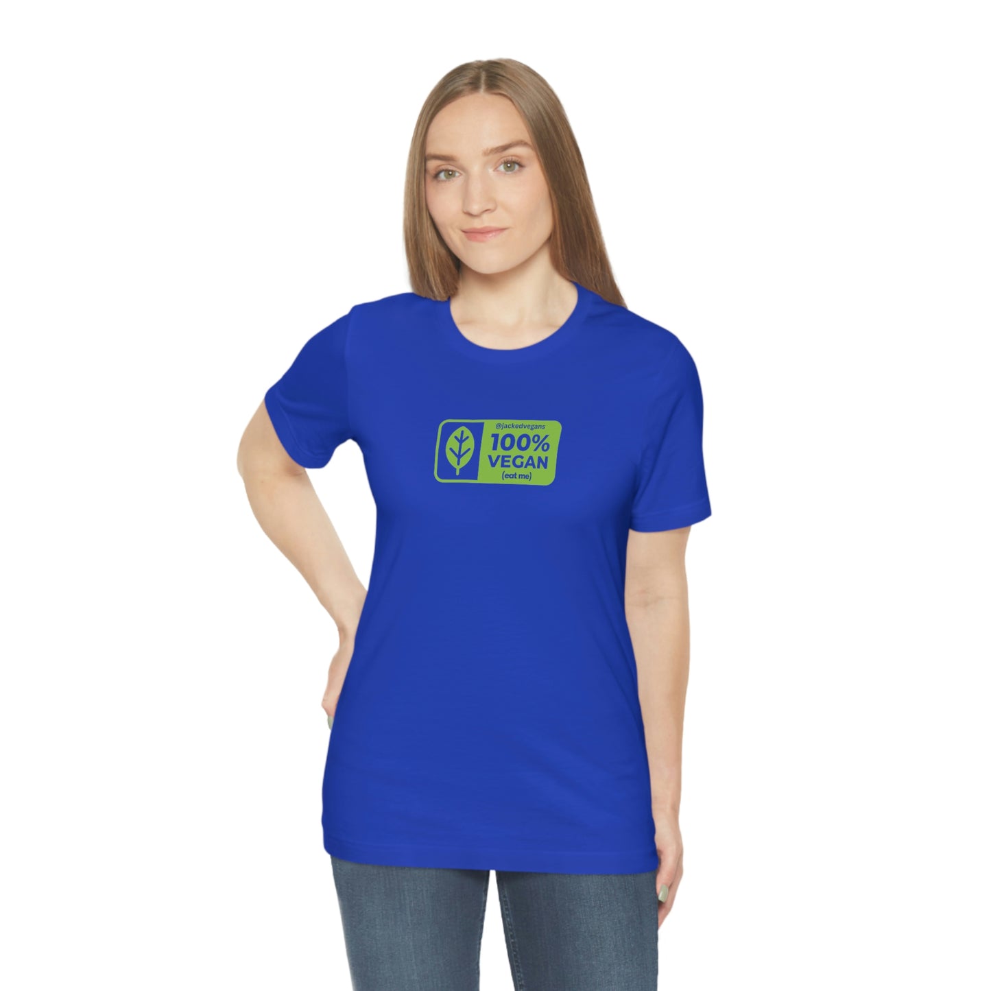 100% Vegan Eat Me Unisex Jersey Short Sleeve Tee