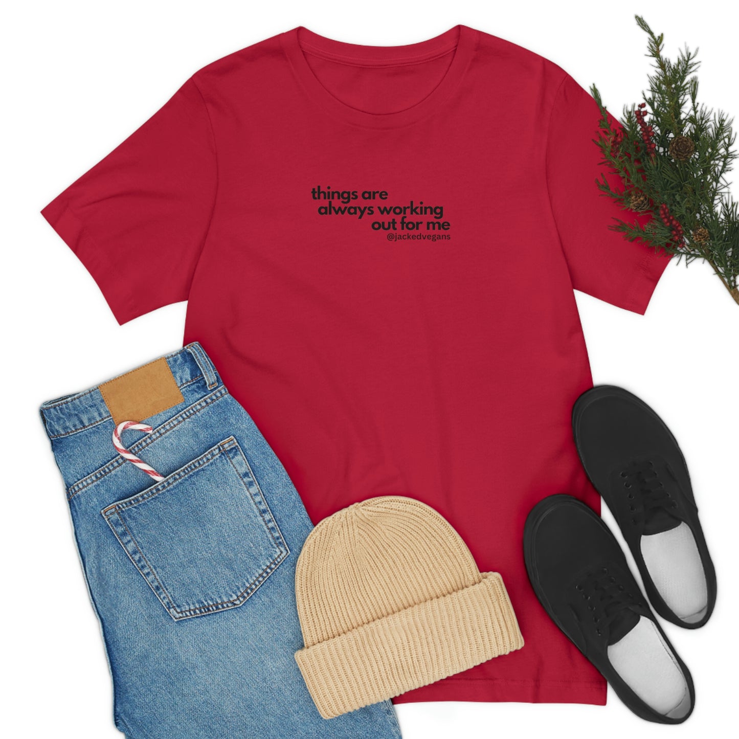 Things Are Always Working Out For Me Unisex Jersey Short Sleeve Tee