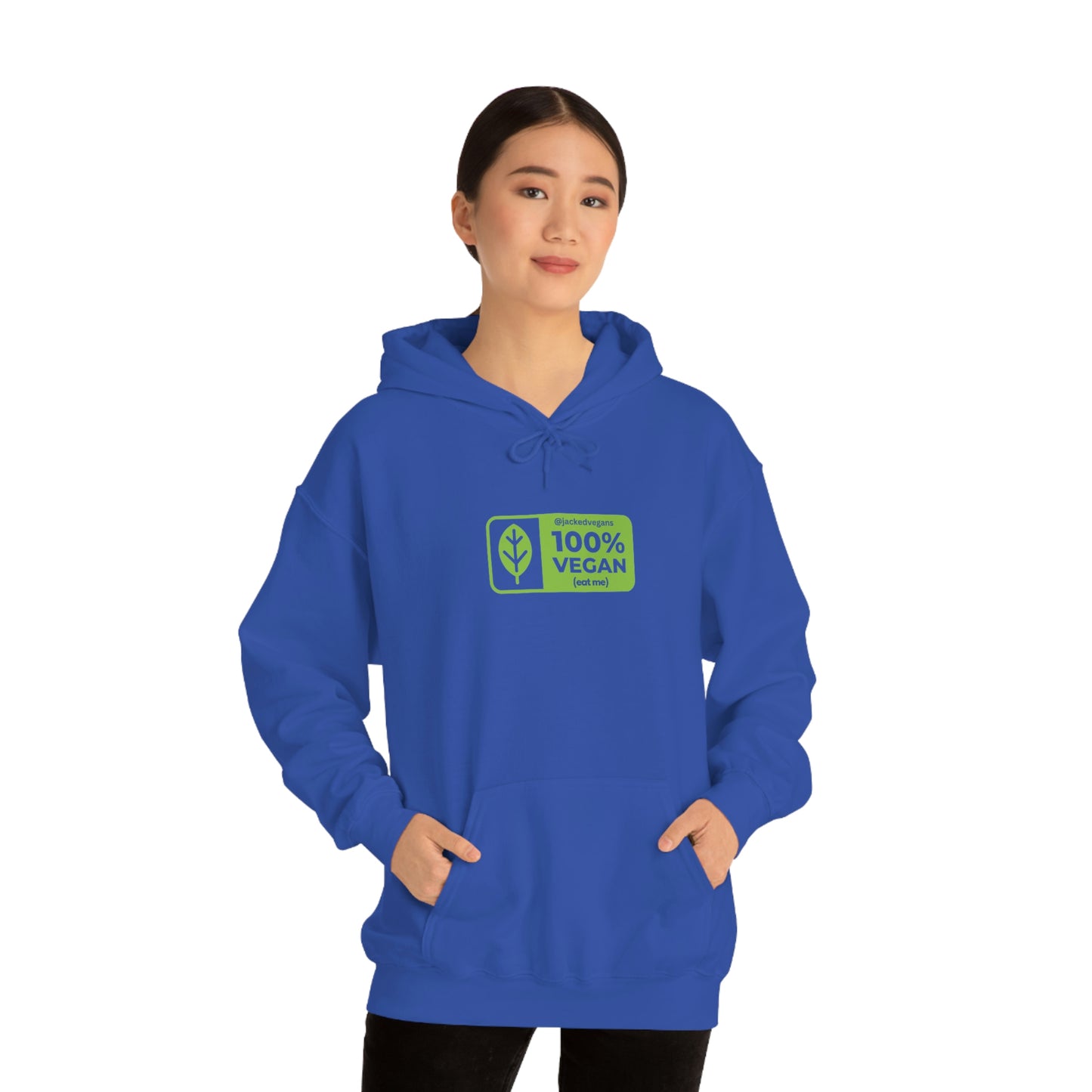 100% Vegan Eat Me Unisex Heavy Blend™ Hoodie
