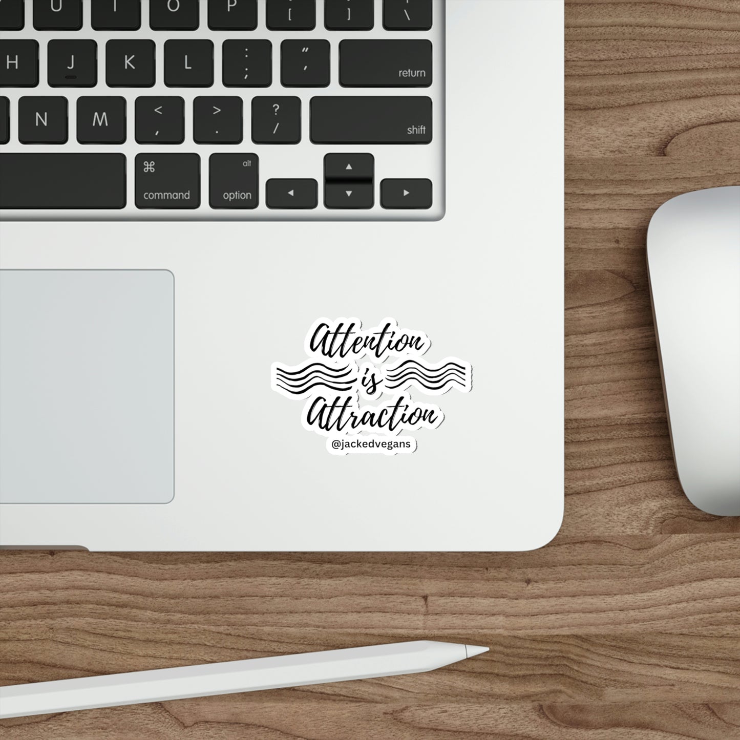 Attention Is Attraction Die-Cut Stickers