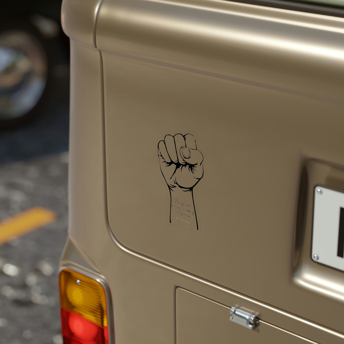 Things Are Always Working Out For Me Sticker