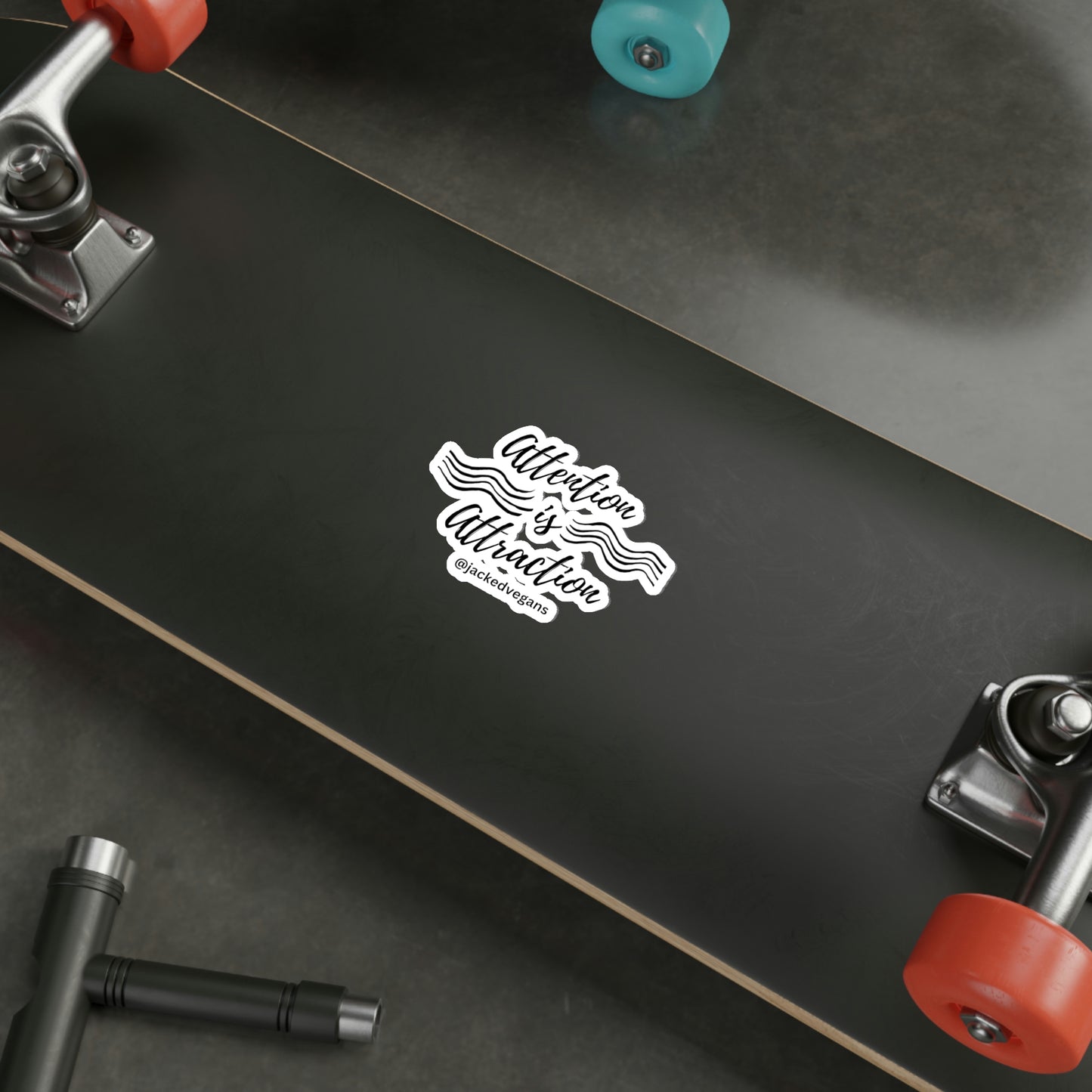 Attention Is Attraction Die-Cut Stickers