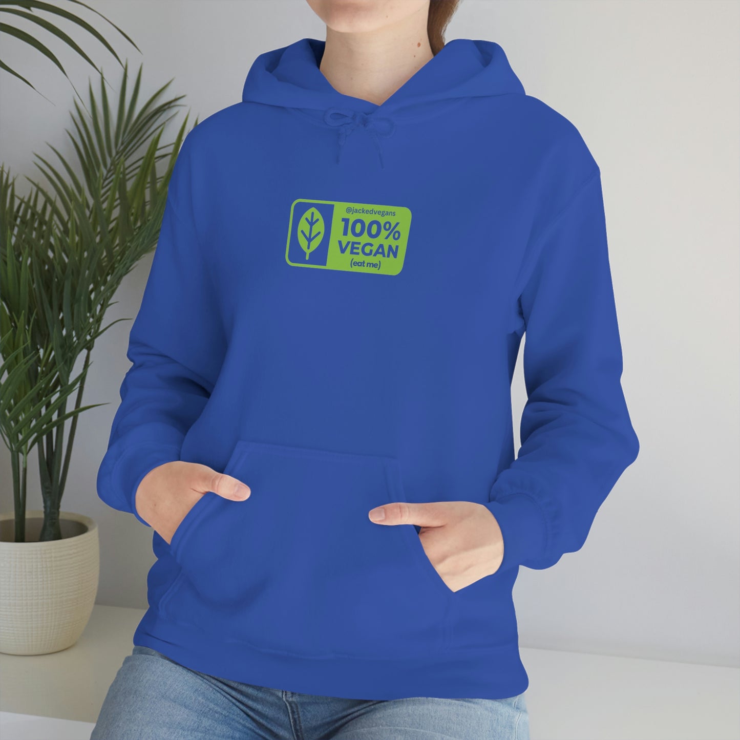 100% Vegan Eat Me Unisex Heavy Blend™ Hoodie