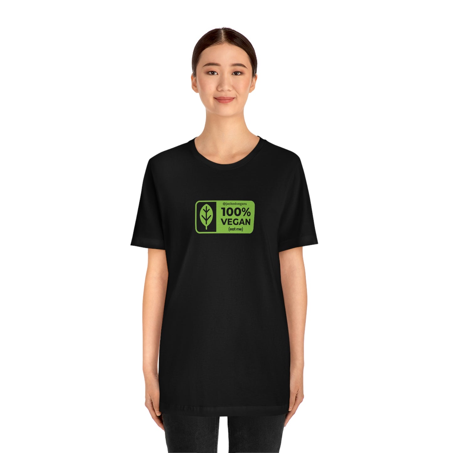 100% Vegan Eat Me Unisex Jersey Short Sleeve Tee