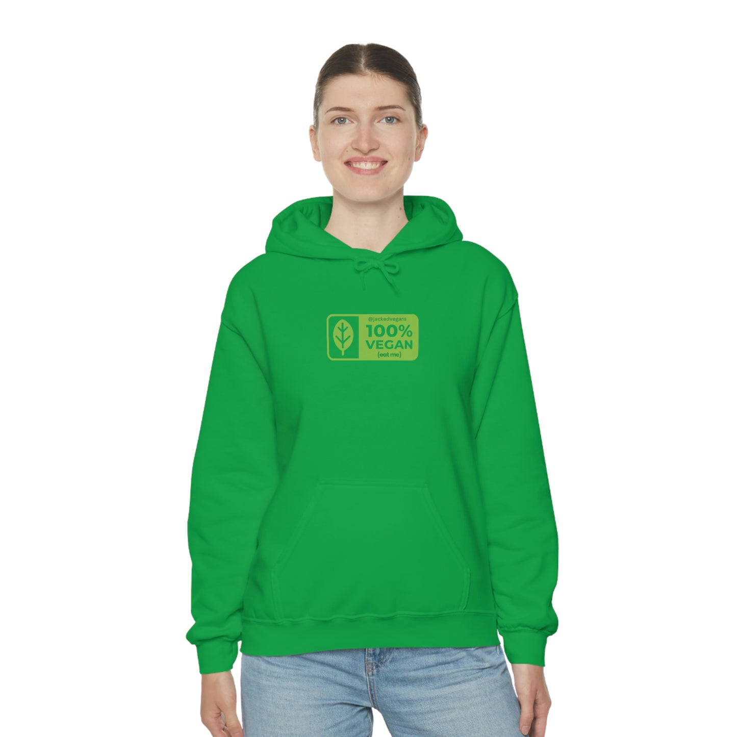 100% Vegan Eat Me Unisex Heavy Blend™ Hoodie